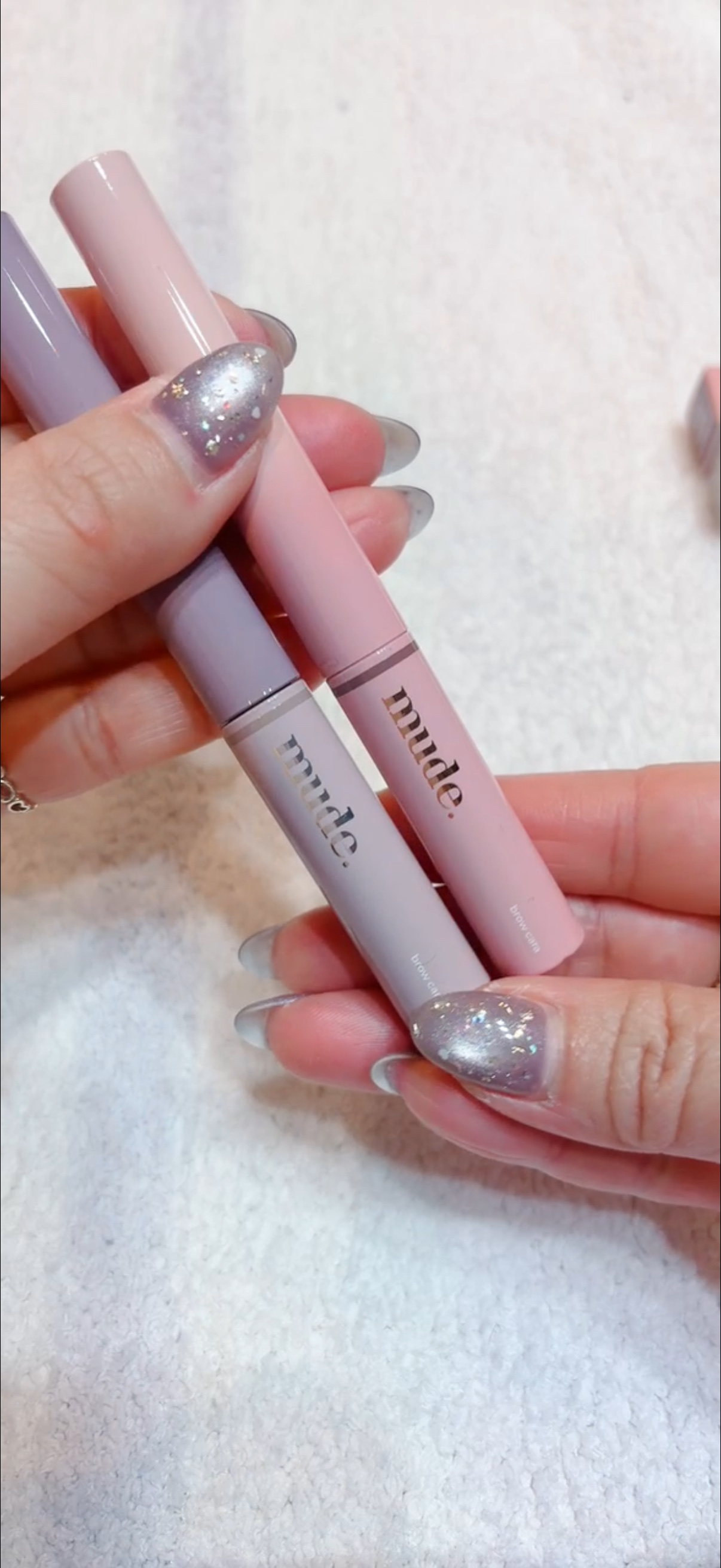 インスパイアスキニーブロウカラ/mude./眉マスカラを使ったクチコミ（3枚目）