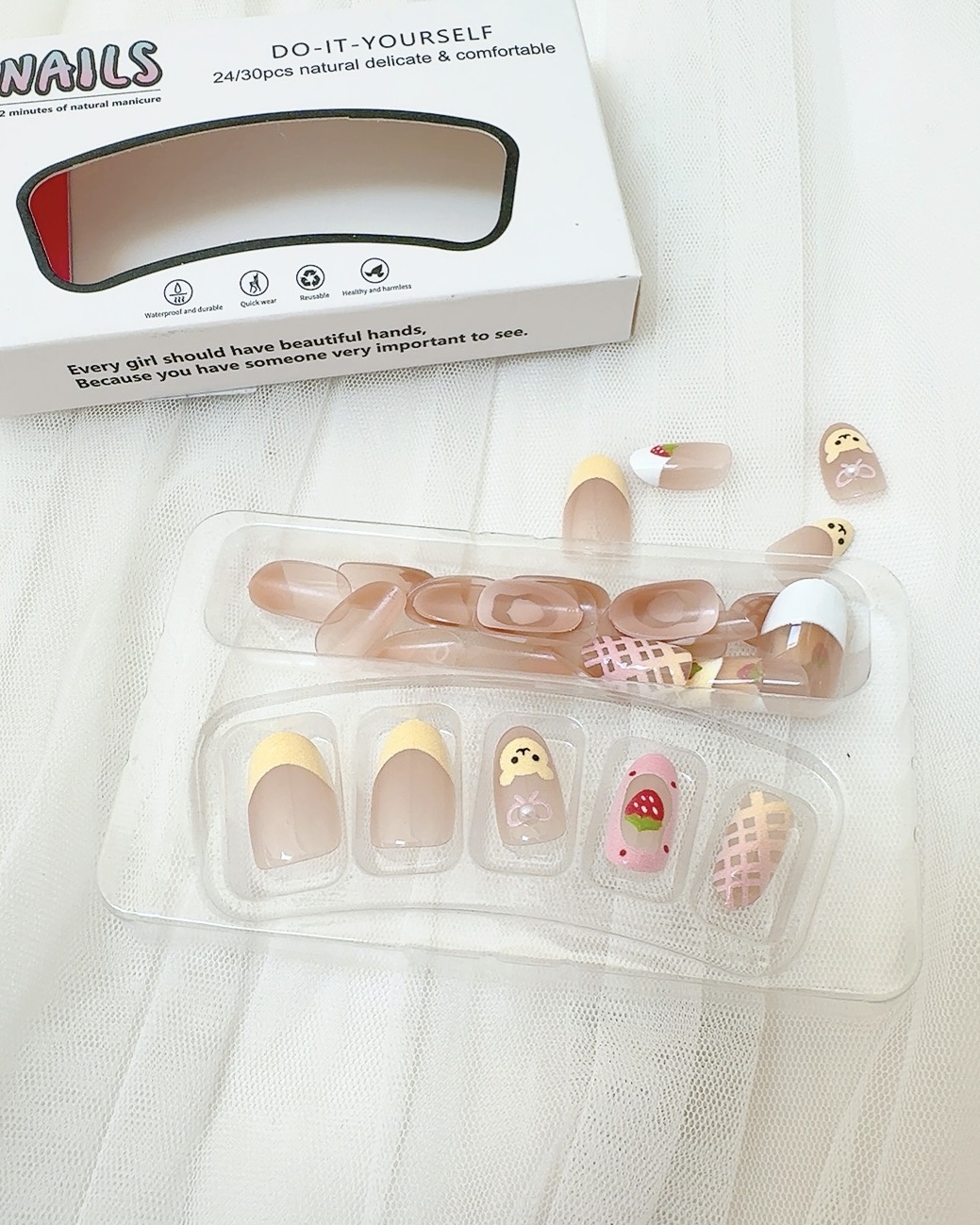 ネイルチップ/SHEIN/ネイルチップ・パーツを使ったクチコミ（2枚目）