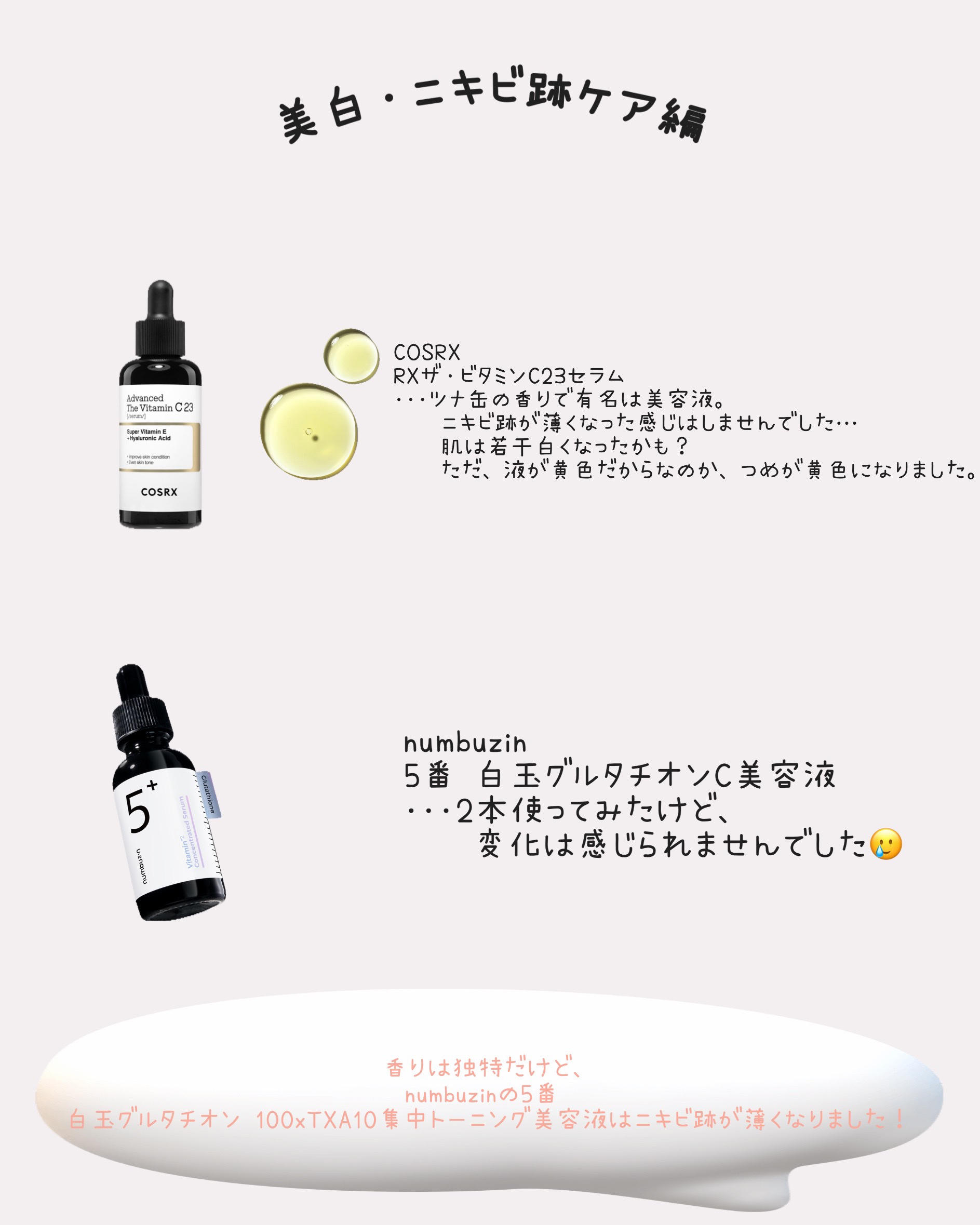 RXザ・ビタミンC23セラム/COSRX/美容液を使ったクチコミ（3枚目）