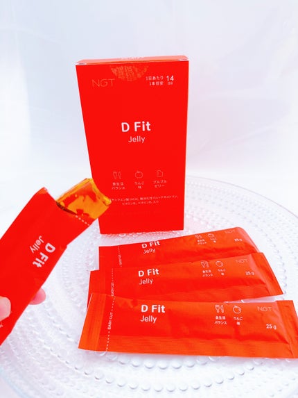 NGT ディーフィットゼリーのクチコミ「🍎 NGT
D Fit Jelly(14本入り)
プルっとした食感で、間食代わりにも食べやすい.....」(3枚目)