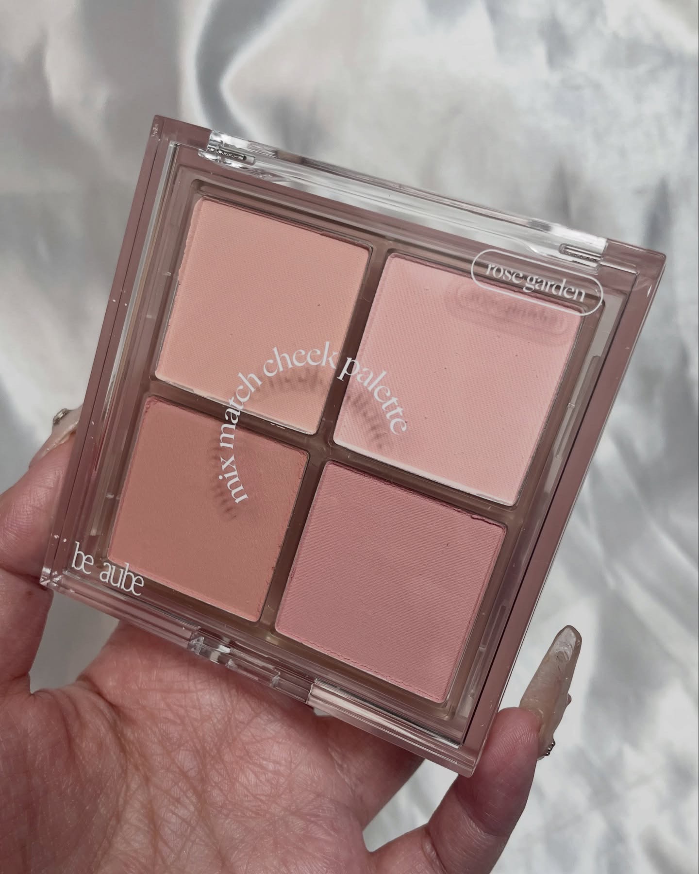 ミックスマッチチークパレット/be aube/パウダーチークを使ったクチコミ（2枚目）