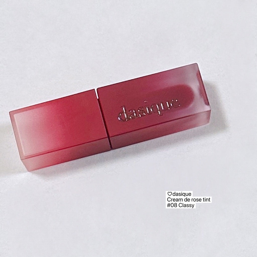 クリームドゥローズティント/dasique/リップティントを使ったクチコミ(4枚目)