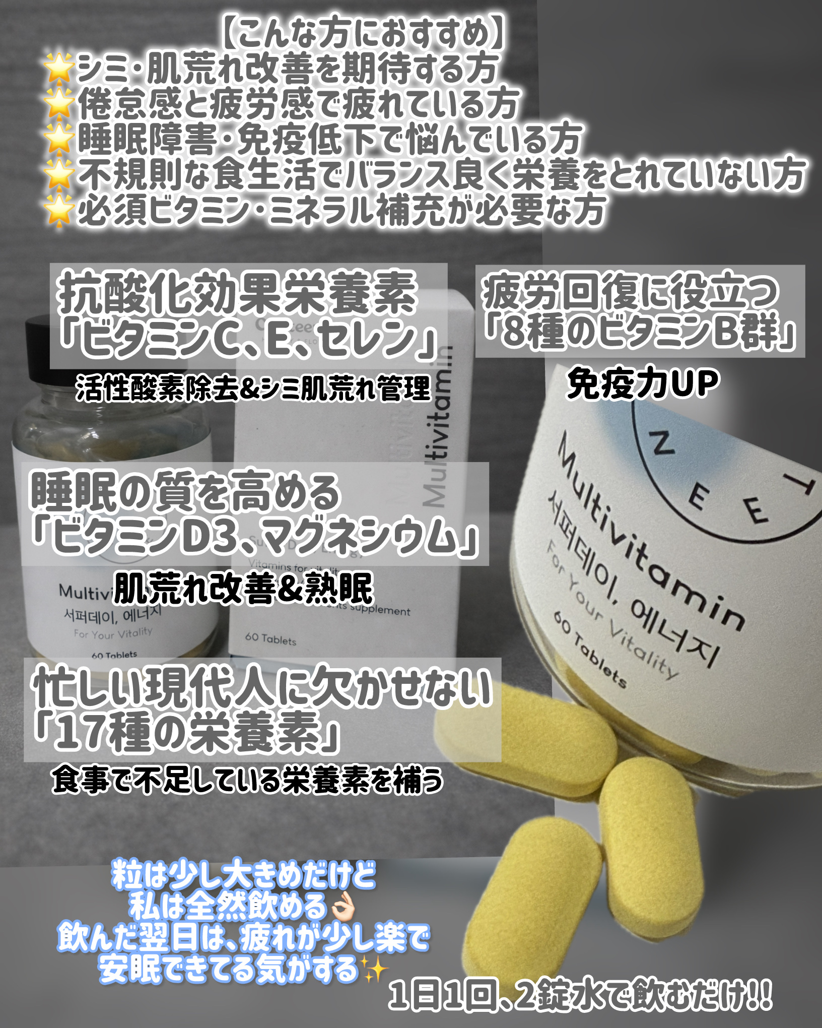 サファーデイエネルギー/canteen9/健康サプリメントを使ったクチコミ（2枚目）