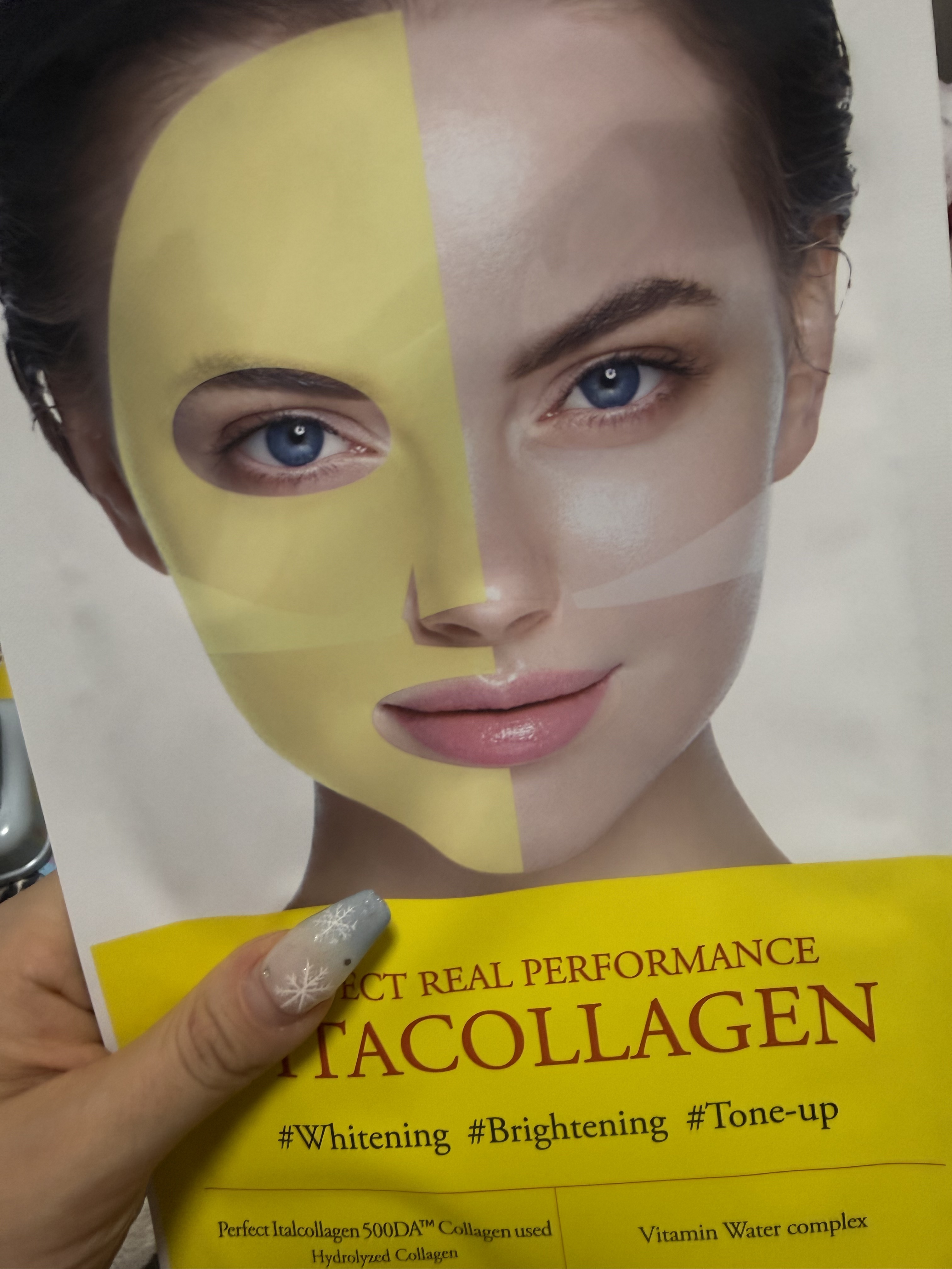 パーフェクト リアル パフォーマンス ビタコラーゲ ンマスクパック /ダーマフィックス/シートマスク・パックを使ったクチコミ（1枚目）