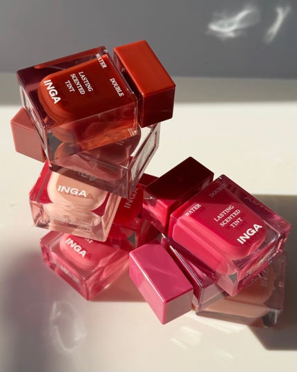 ウォーターダブルラスティングセンティッドティント/INGA/リップティントを使ったクチコミ(10枚目)