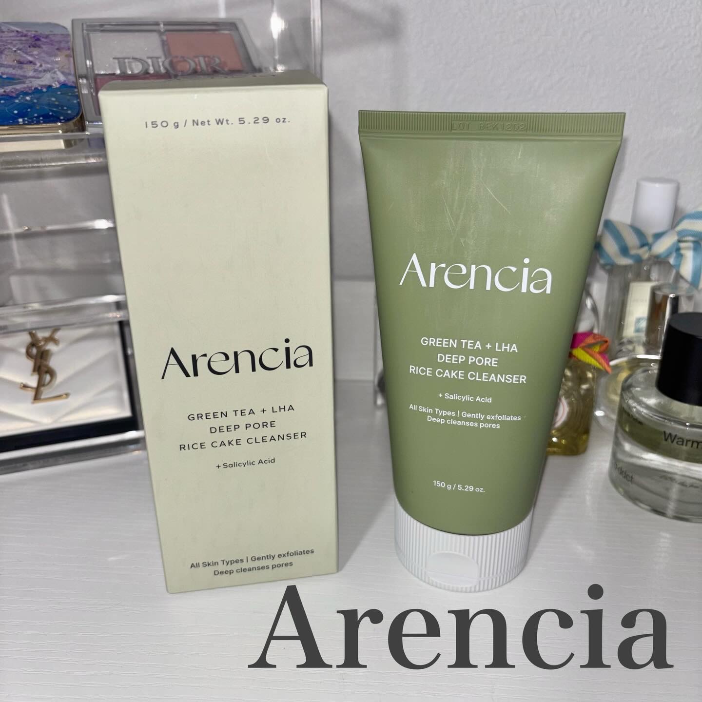 グリーンティー LHA ディープポアもちソープクレンザー/アレンシア/洗顔フォームを使ったクチコミ（1枚目）