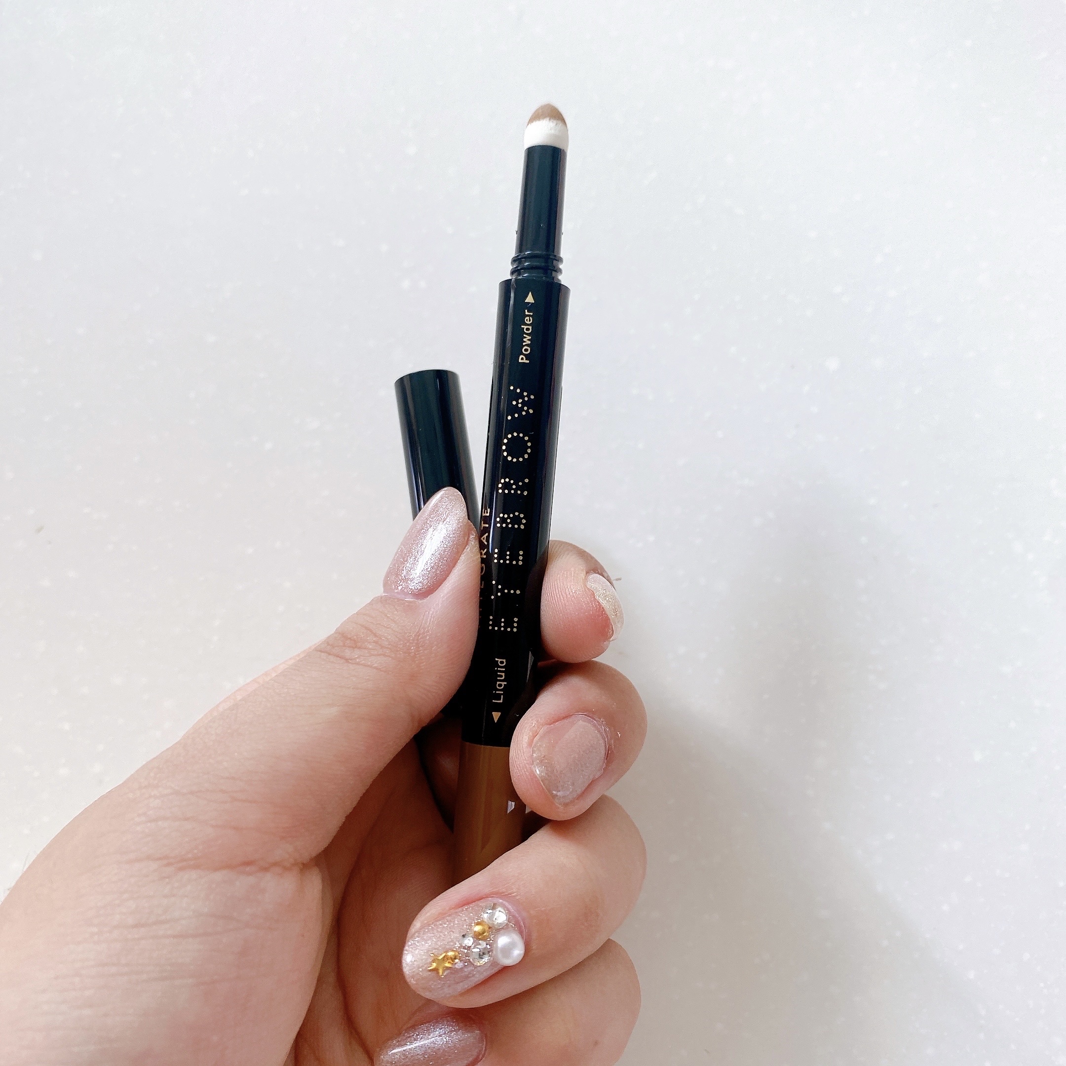 ビューティーガイドアイブロー N/インテグレート/リキッドアイブロウを使ったクチコミ（2枚目）