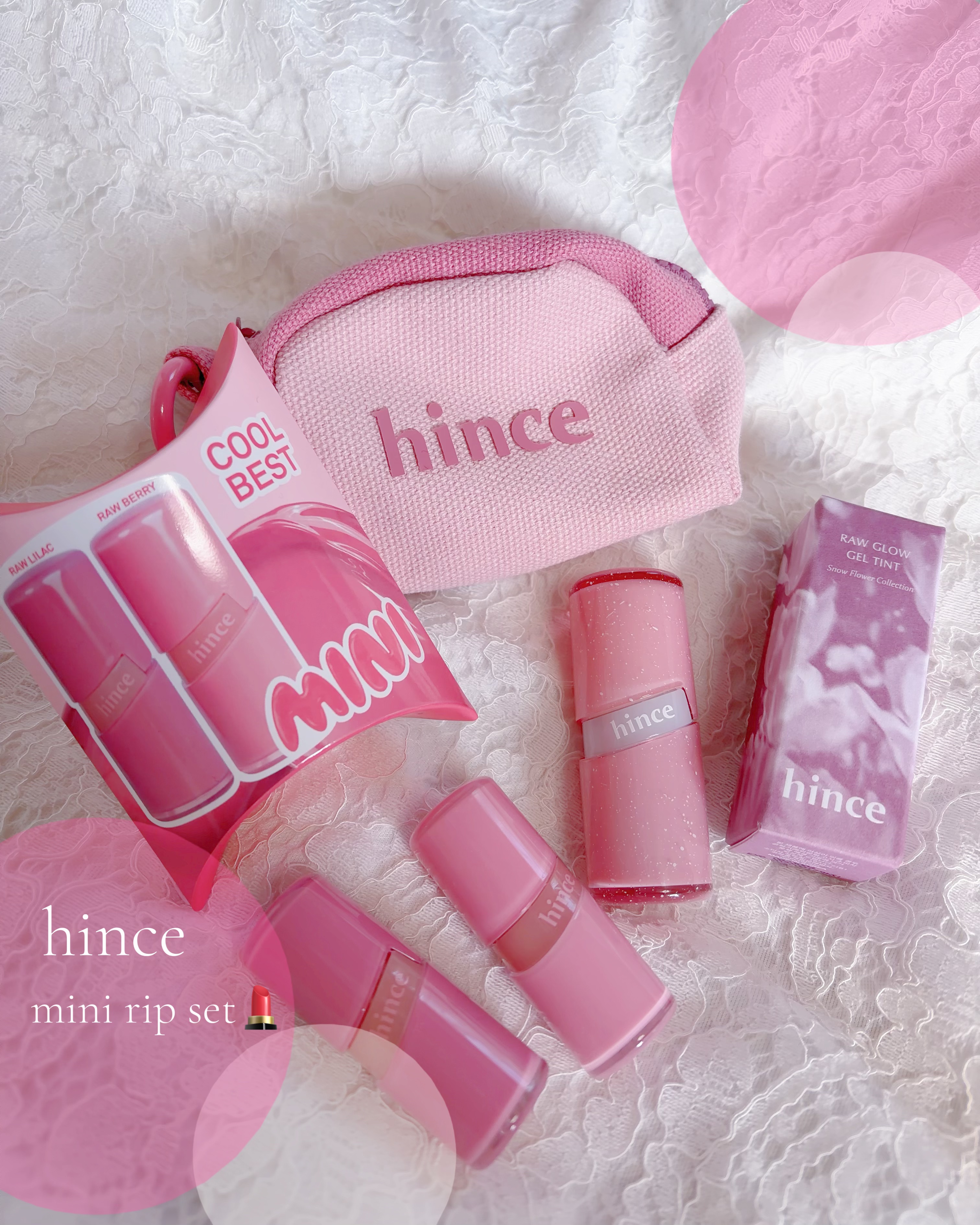 ロウグロウジェルティント/hince/リップティントを使ったクチコミ（1枚目）