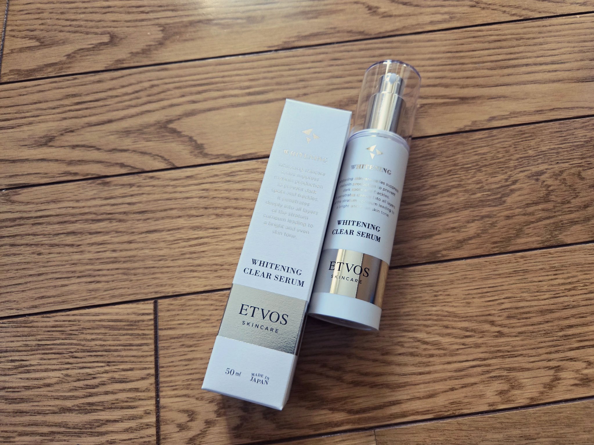 ホワイトニングクリアセラム/エトヴォス/美容液を使ったクチコミ（1枚目）