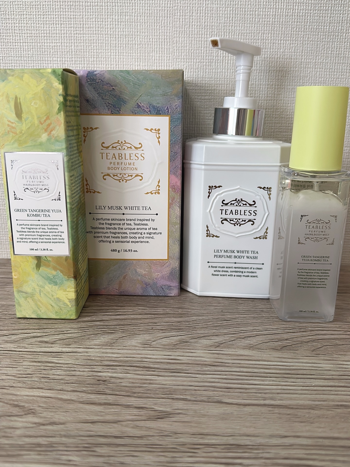 パフュームボディソープ リリィムスクホワイトティー/TEABLESS/ボディソープを使ったクチコミ（1枚目）