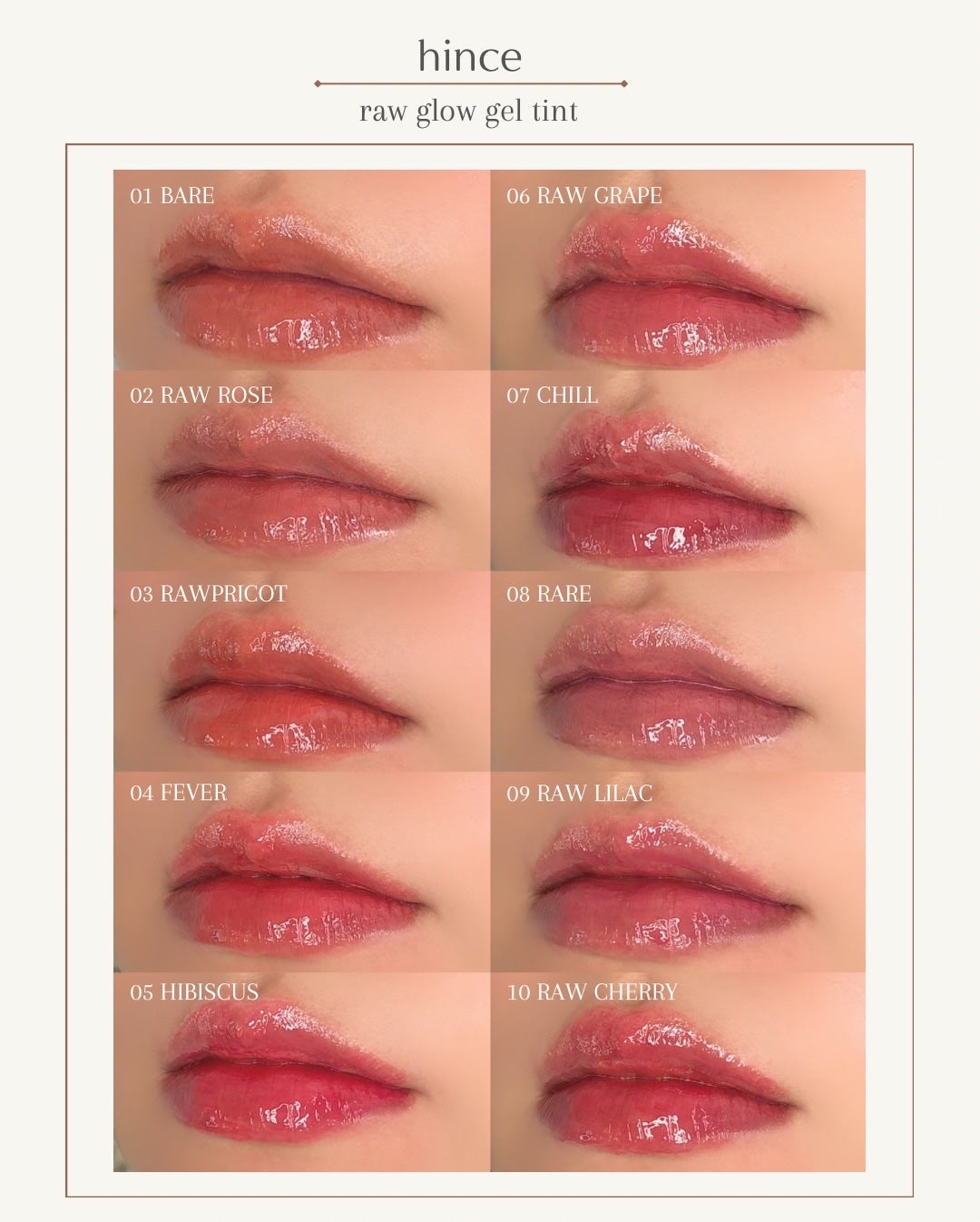 ロウグロウジェルティント/hince/リップティントを使ったクチコミ(3枚目)