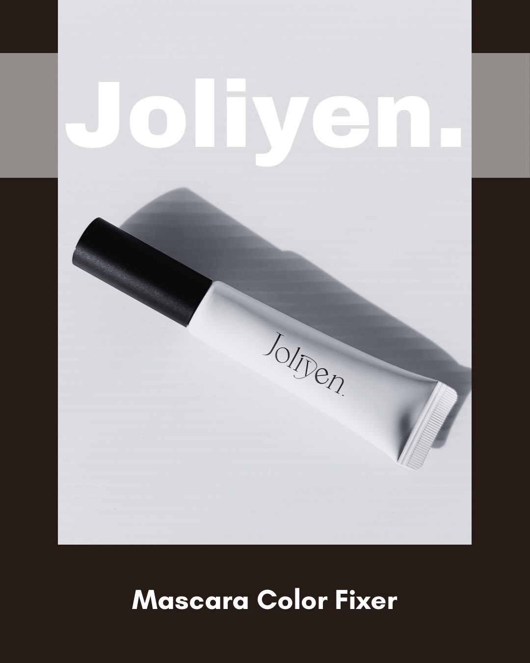 マスカラカラーフィクサー シアーブラック/Joliyen/眉マスカラを使ったクチコミ（1枚目）