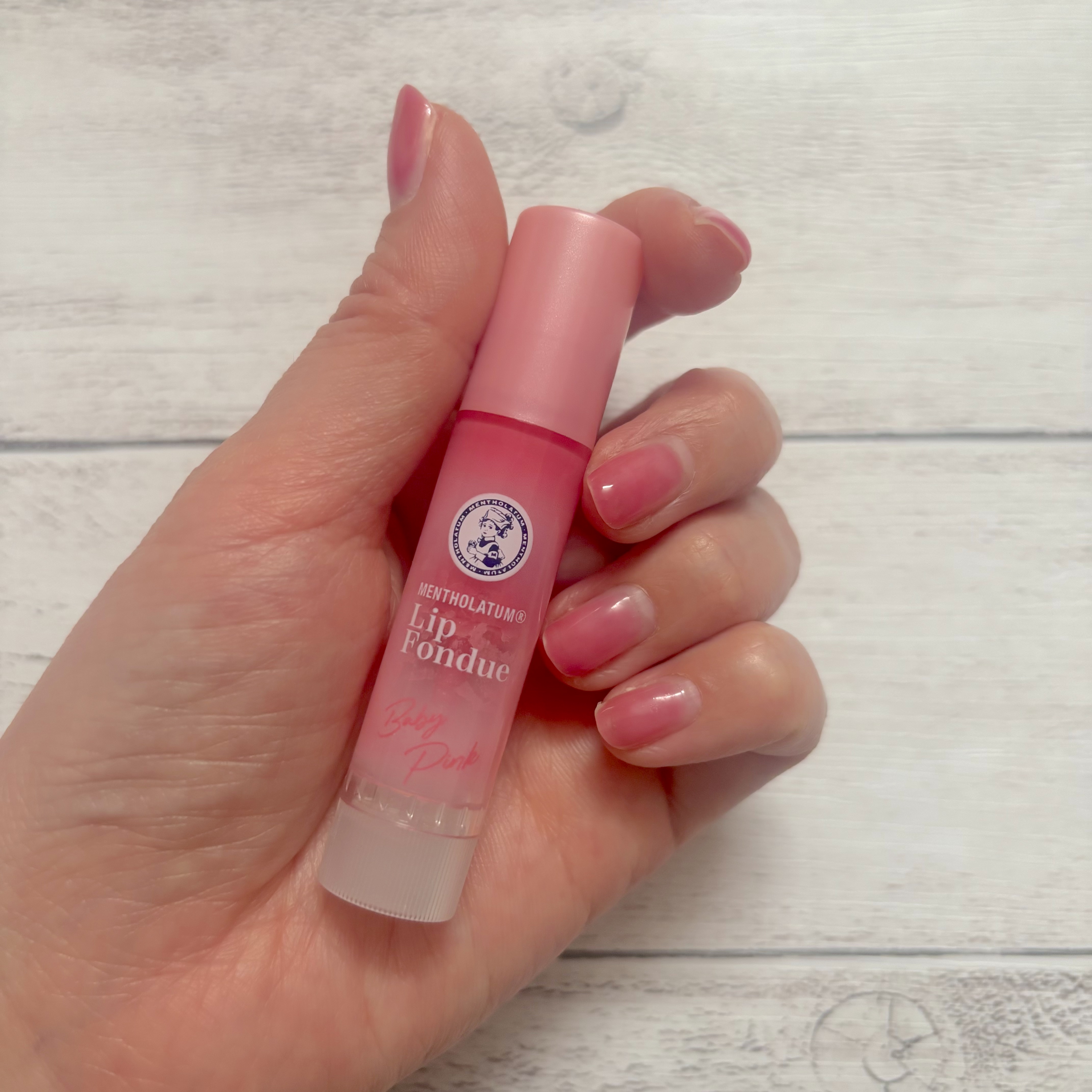 メンソレータム リップフォンデュ ヌードベージュ/メンソレータム/リッププランパーを使ったクチコミ（1枚目）