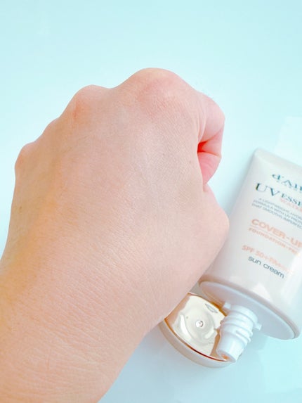 ウォータフルトーンアップサンクリーム(カバーベージュ)/ダルバ/日焼け止め・UVケアを使ったクチコミ(3枚目)