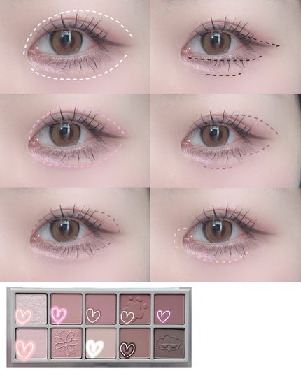 ベターザンパレット/rom&nd/アイシャドウパレットを使ったクチコミ(8枚目)