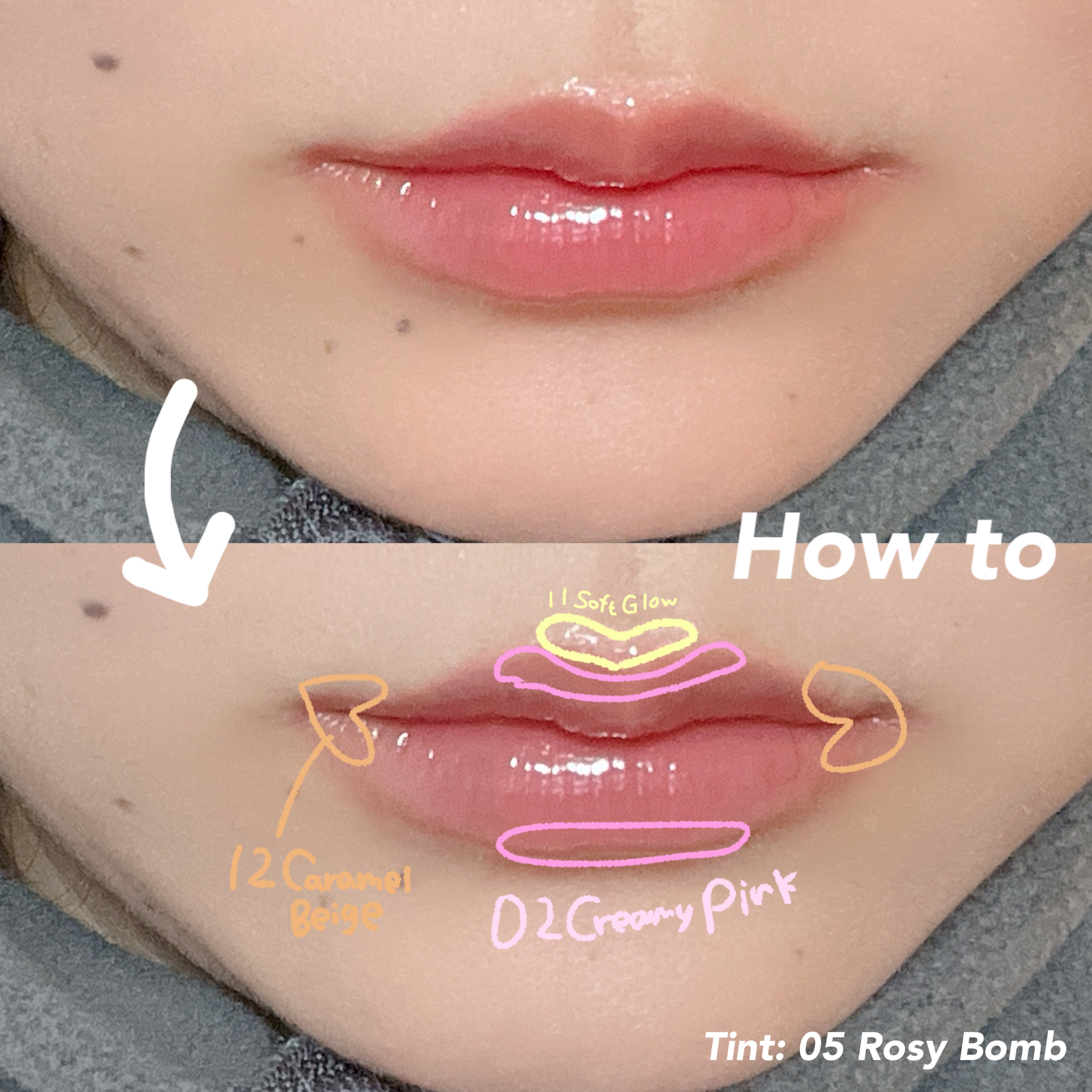 ドットオンムードリップペンシル/Heart Percent/リップライナーを使ったクチコミ（3枚目）