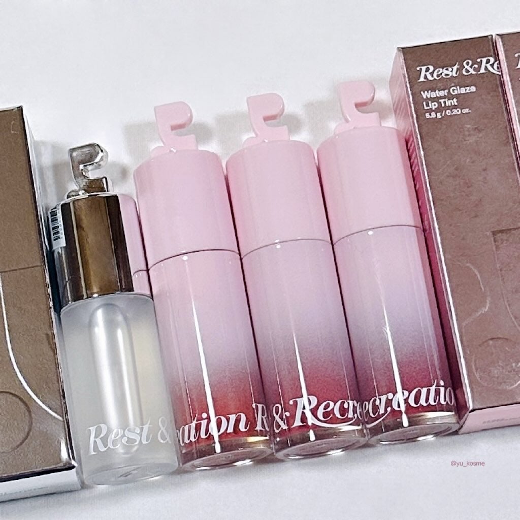 GLOW TINTED LIP OIL/Rest & Recreation BEAUTY/リップオイルを使ったクチコミ(4枚目)