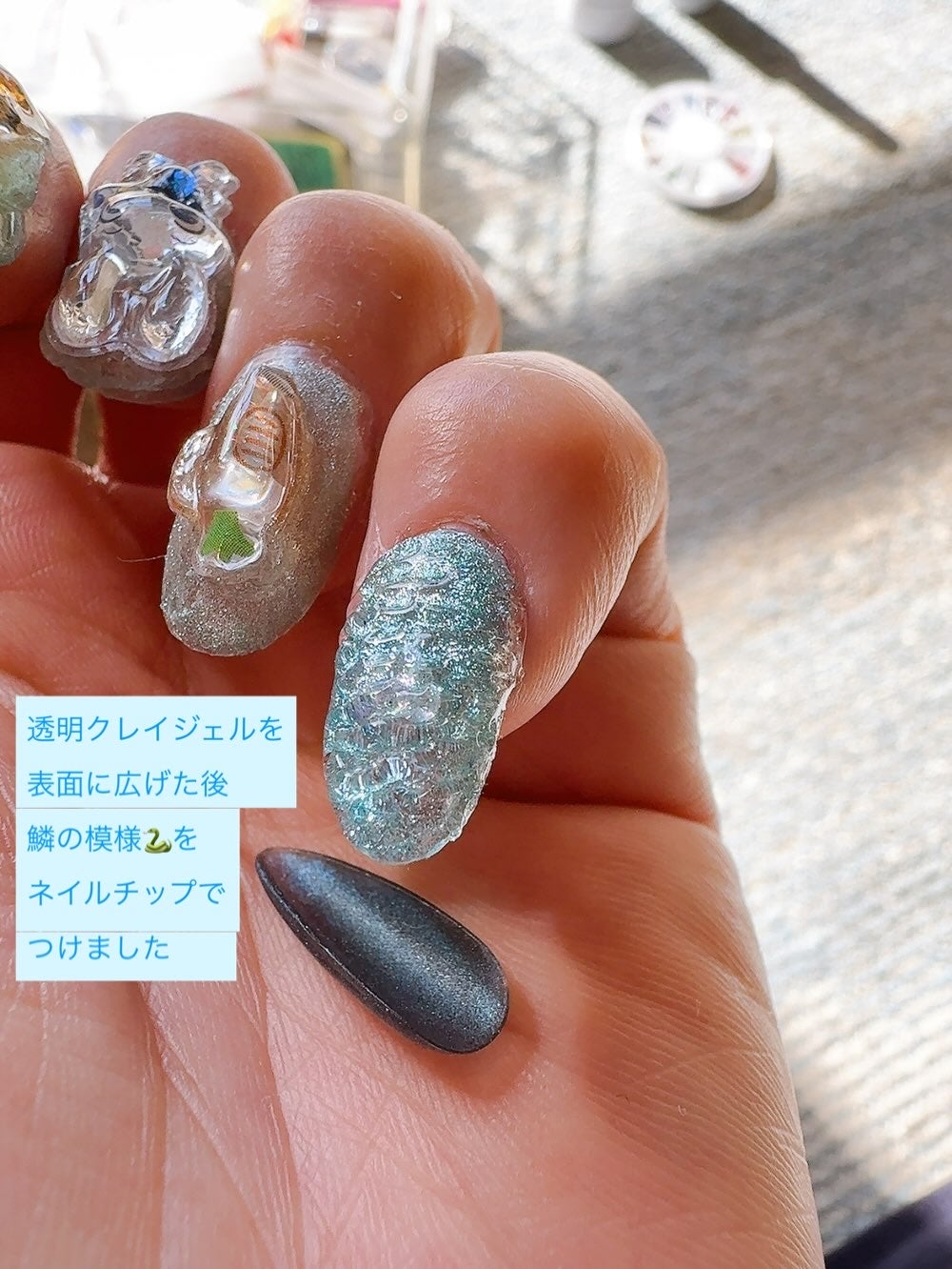 パルP粘土ジェル/キャンドゥ/ジェルネイルを使ったクチコミ(6枚目)