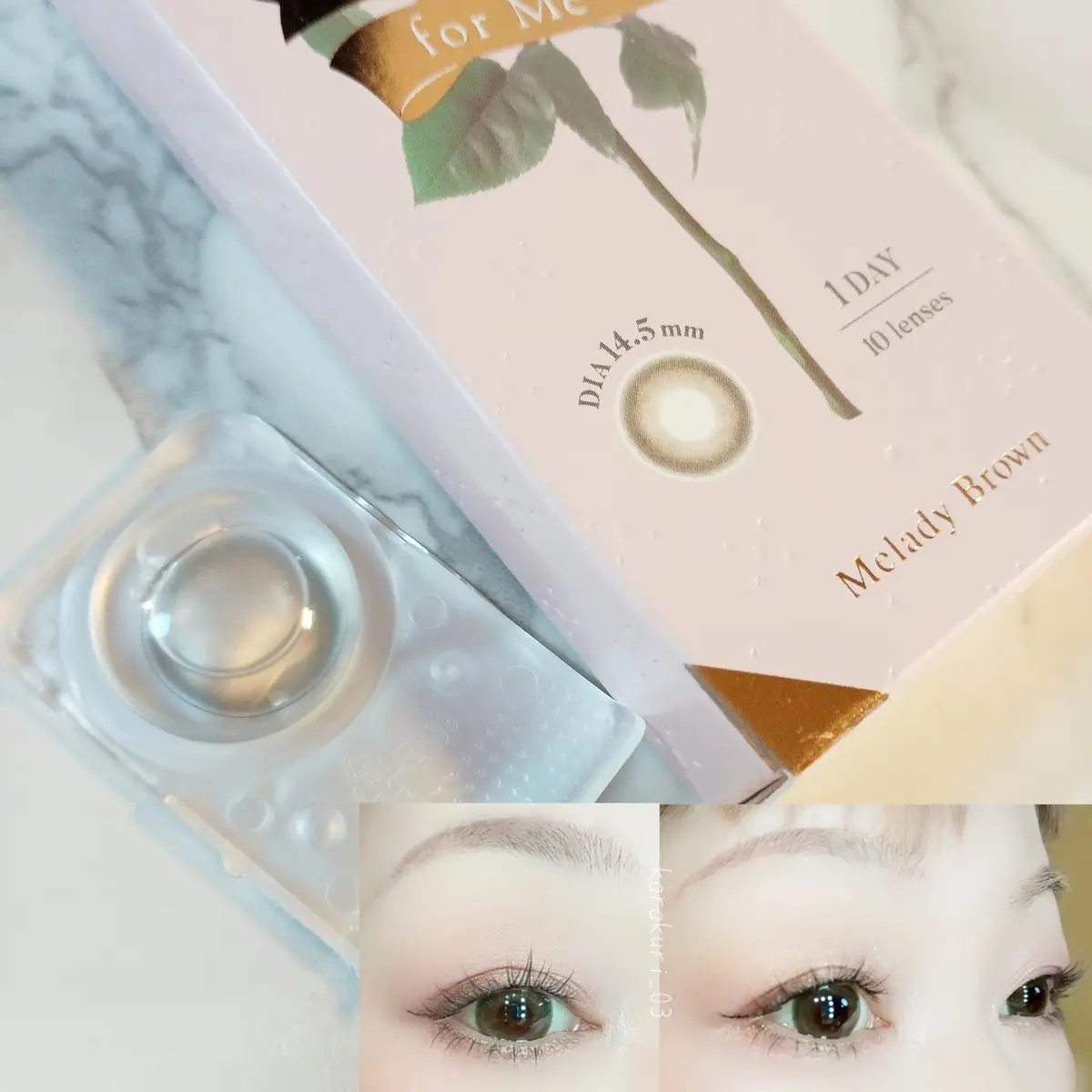 melady 1day/melady/ワンデー（１DAY）カラコンを使ったクチコミ（3枚目）