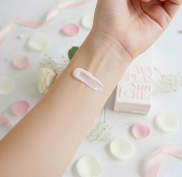 ウォータースプラッシュサンクリーム セラミド 60ml/espoir/日焼け止めクリームを使ったクチコミ（2枚目）