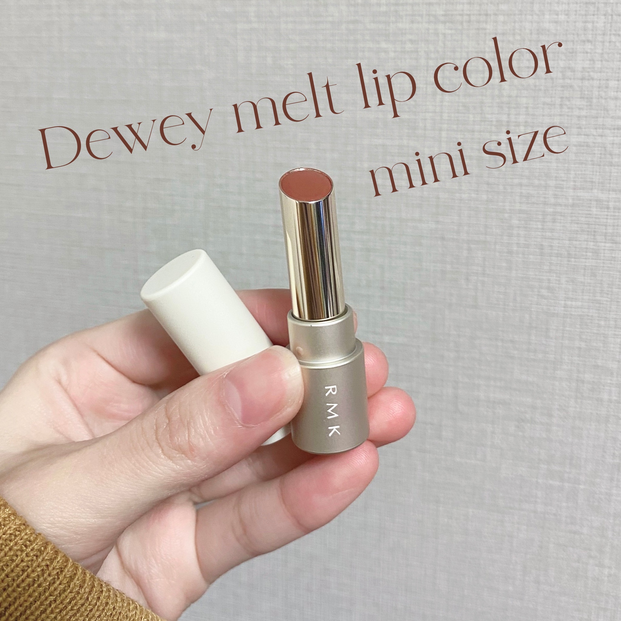 RMK デューイーメルト リップカラー/RMK/口紅を使ったクチコミ（1枚目）