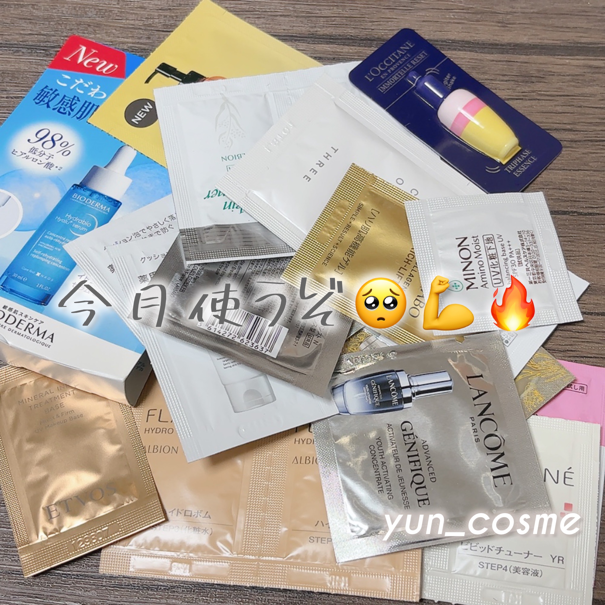今月使いたいサンプルをまとめました🥺💪🔥
サンプルって「いつか使おう〜」と思ったまま、結局使わへんこと多すぎる…😇

今月は銭湯にも行きたいし、コスメサンプル使用強化月間にします☺️🙌❤️

#サンプルコスメ #コスメサンプル #