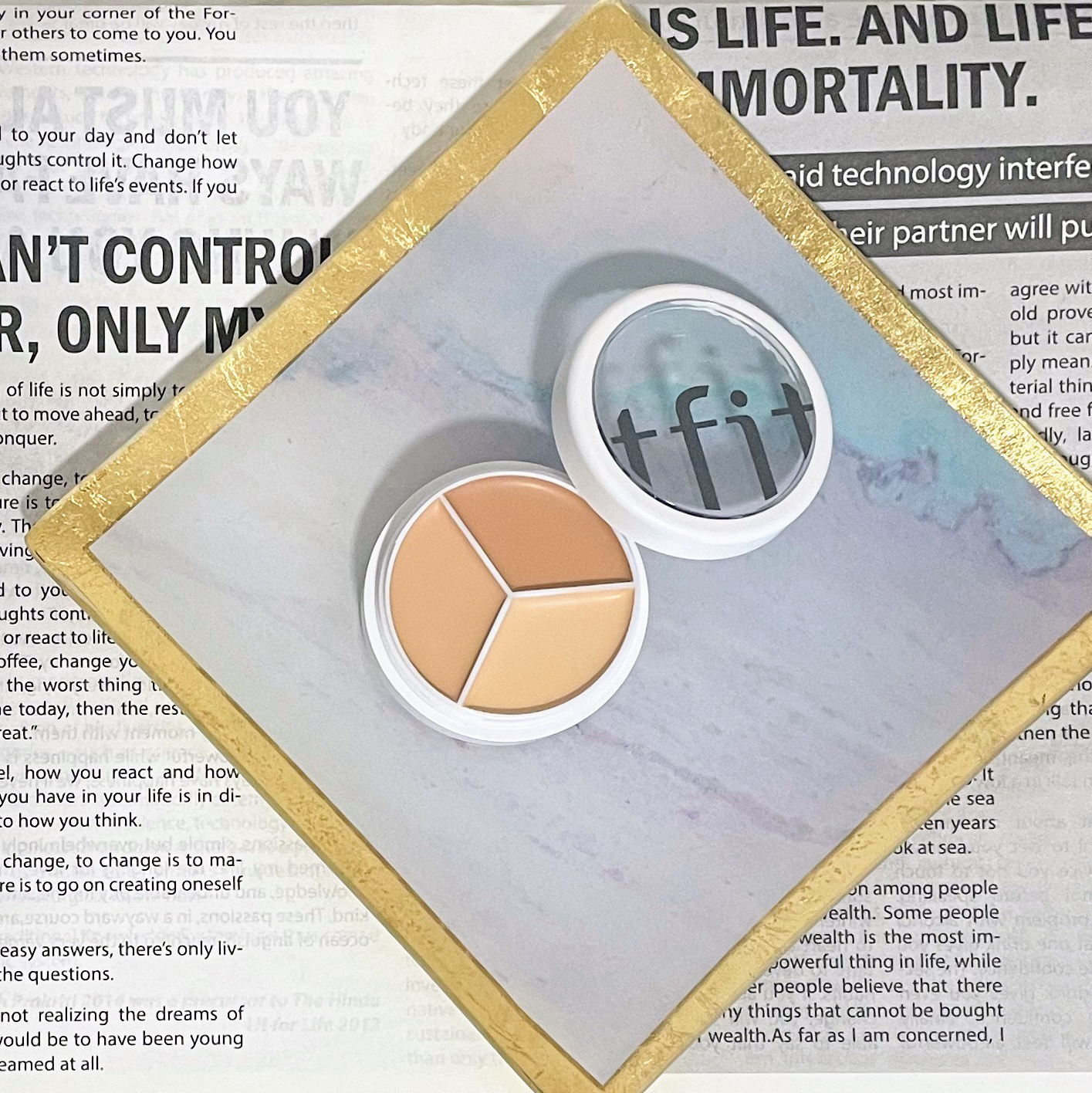 カバーアッププロコンシーラー/TFIT/パレットコンシーラーを使ったクチコミ（2枚目）