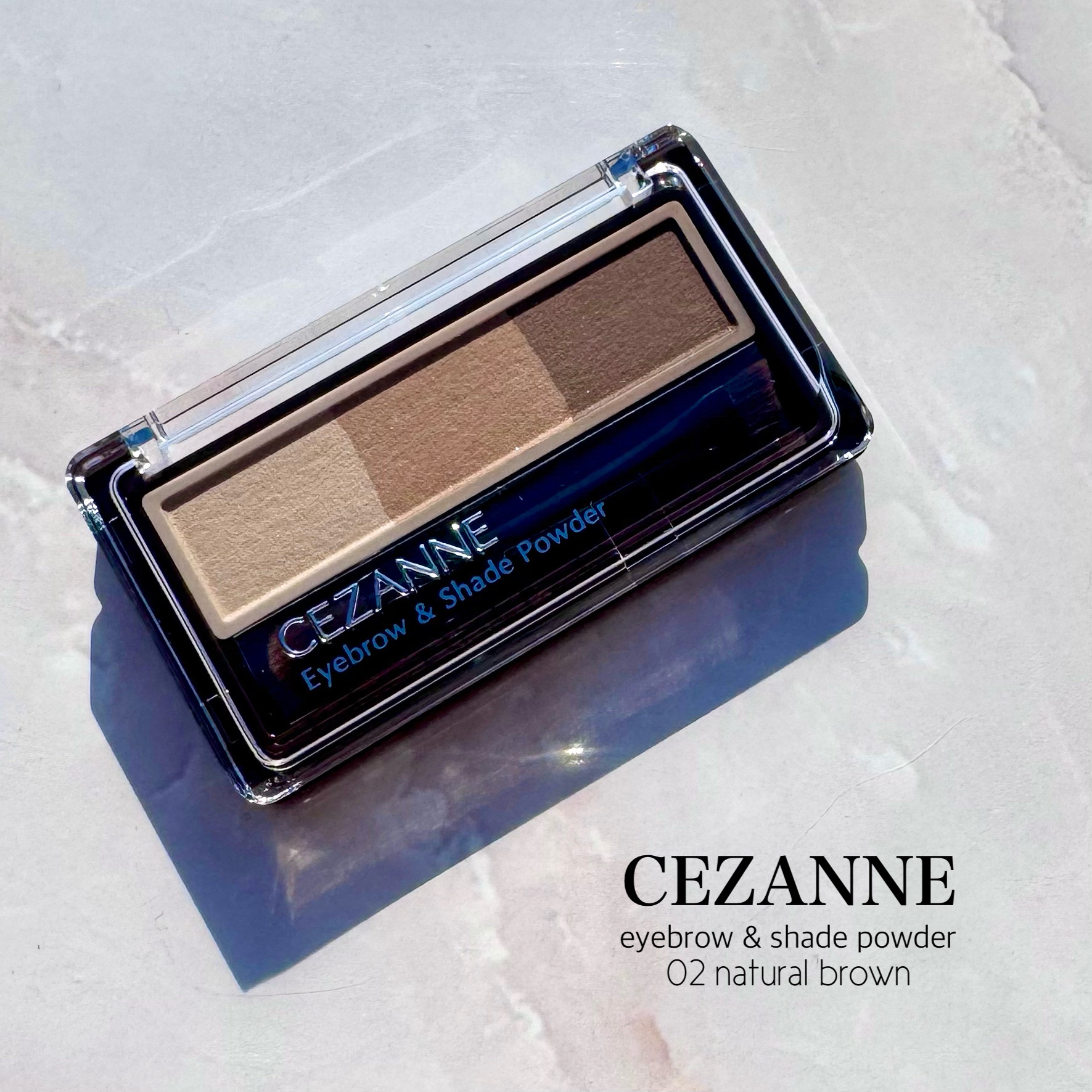 ノーズ＆アイブロウパウダー/CEZANNE/パウダーアイブロウを使ったクチコミ（2枚目）