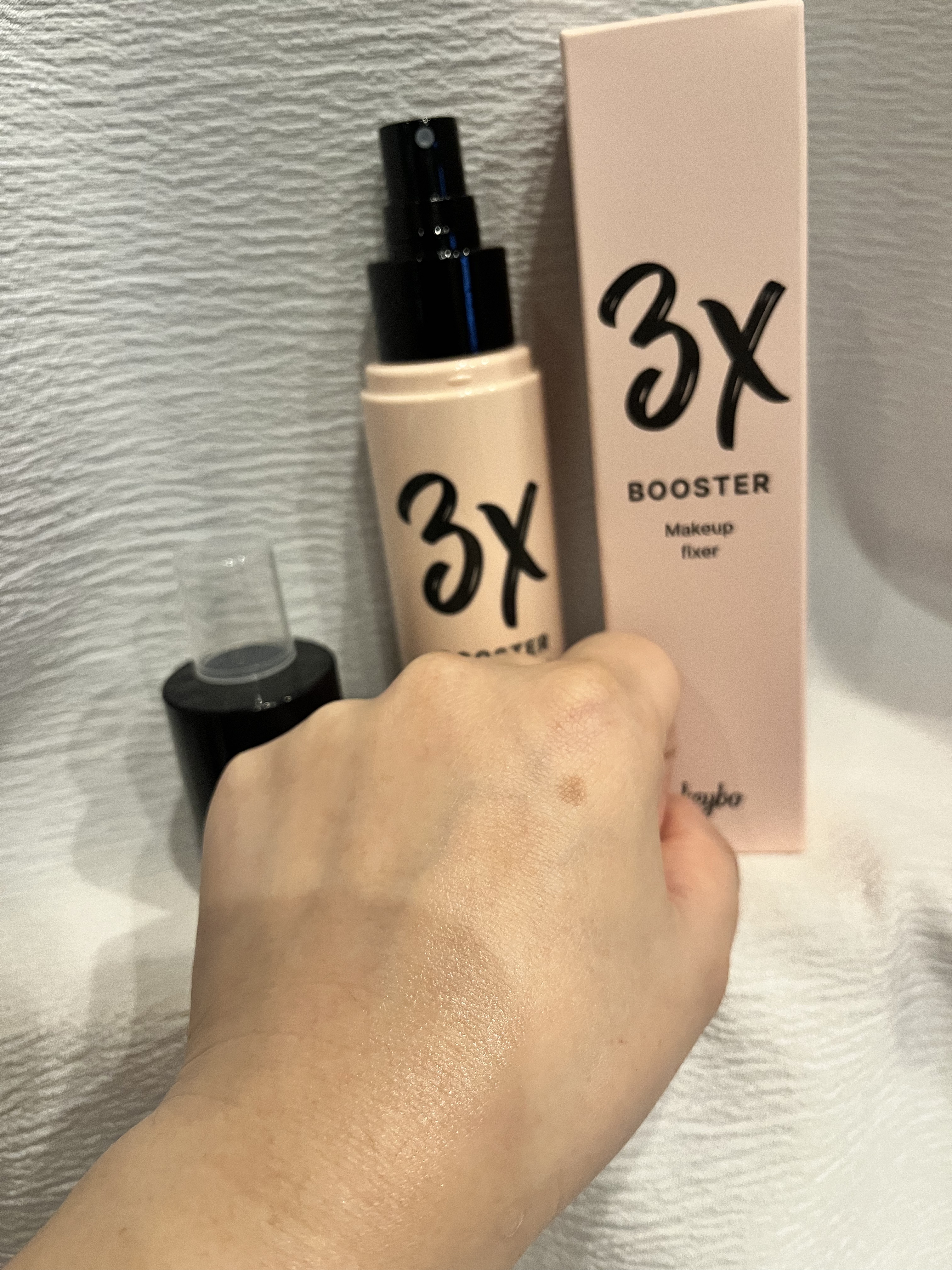 3Xブースターメイクキープフィクサー/keybo/フィックスミストを使ったクチコミ（3枚目）