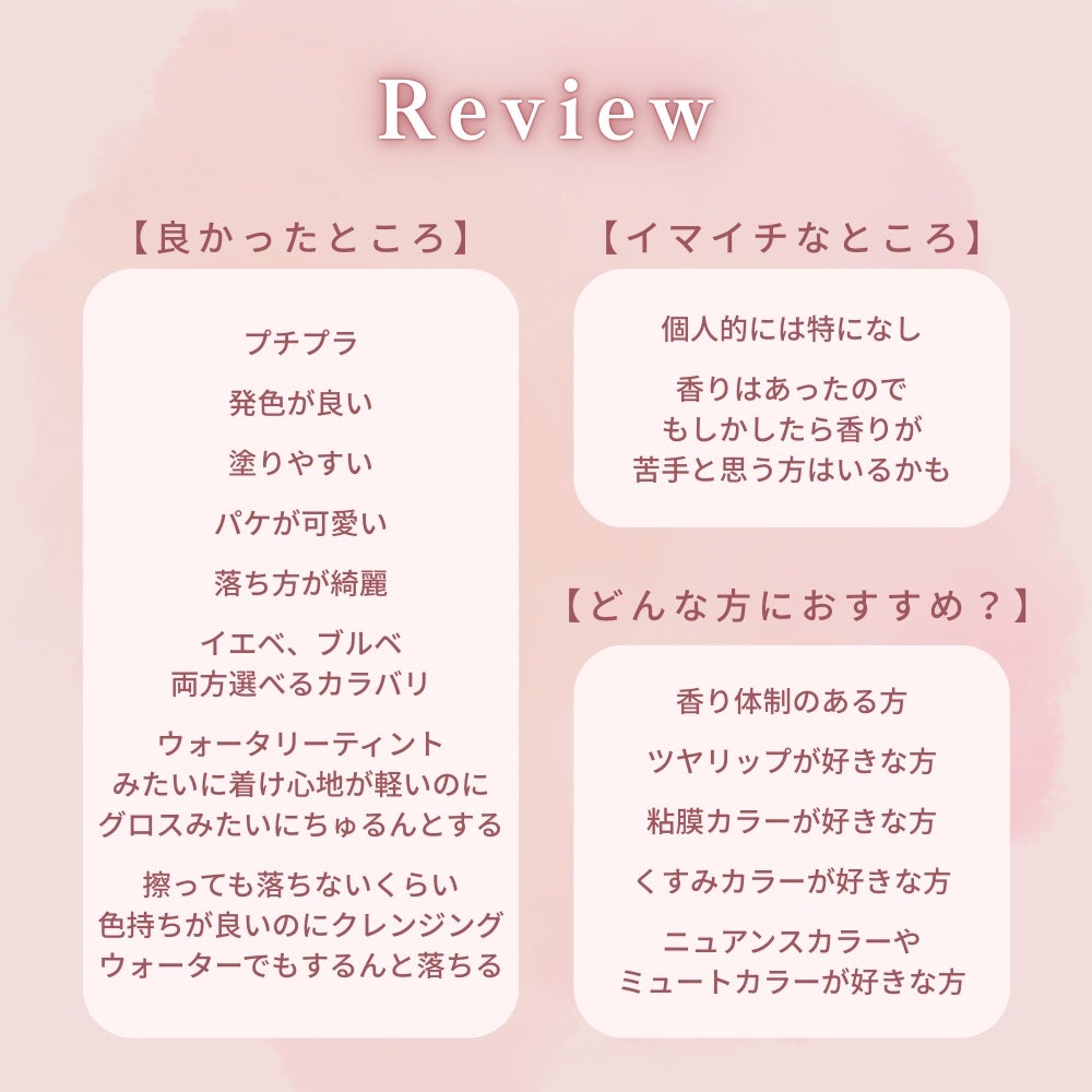 ミューメルトグロス/rainymell/リップグロスを使ったクチコミ(4枚目)