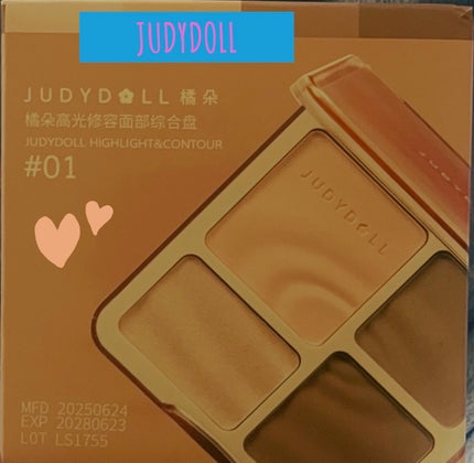 JUDYDOLL メリハリマスターパレット/JUDYDOLL/パウダーハイライトを使ったクチコミ(3枚目)