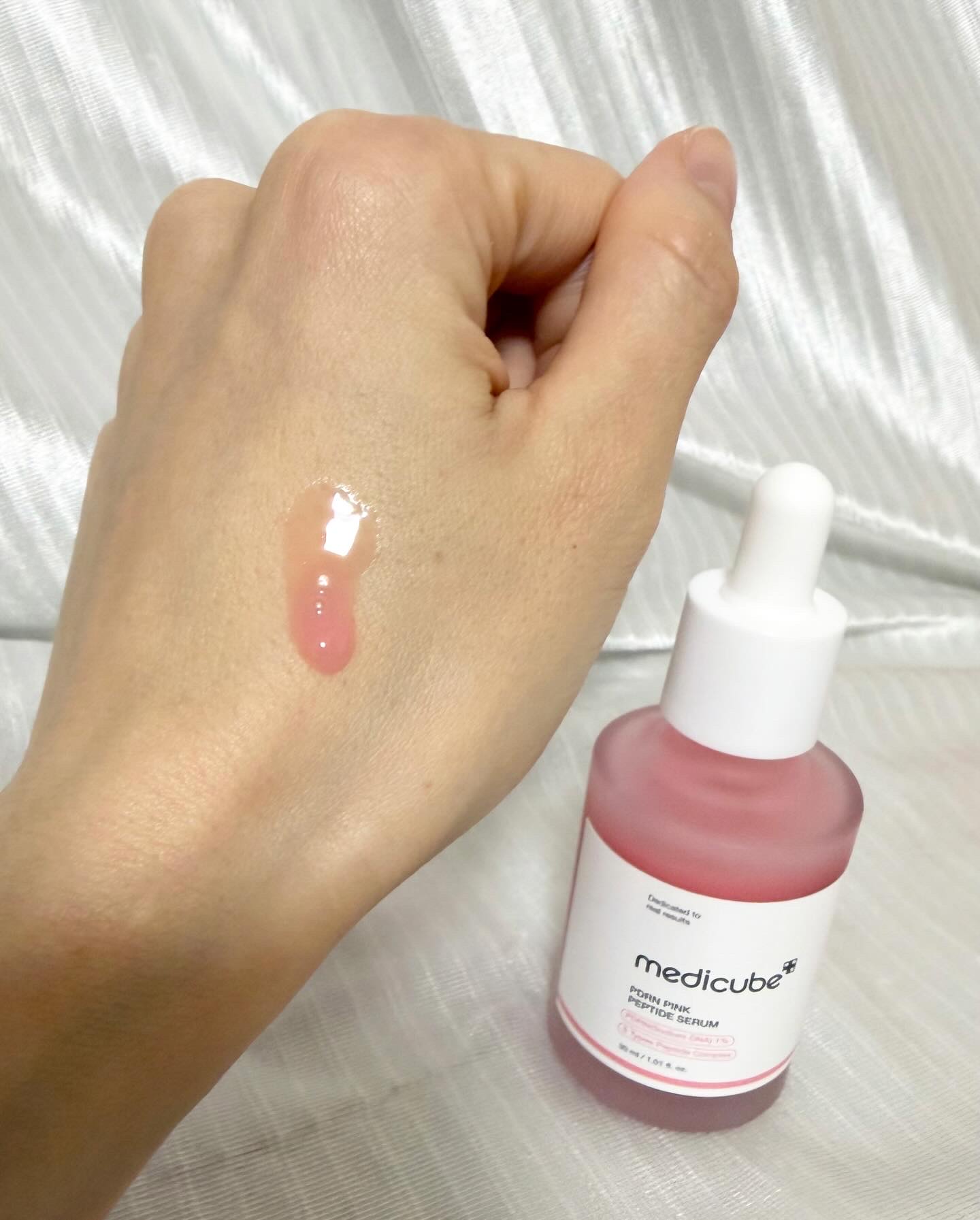 PDRNピンクアンプル PDRN 10,000ppm配合/MEDICUBE/美容液を使ったクチコミ（2枚目）