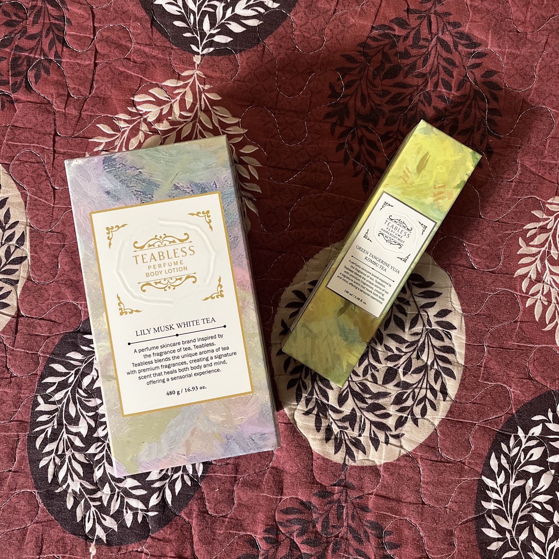 パフュームボディローション リリィムスクホワイトティー/TEABLESS/ボディローションを使ったクチコミ（3枚目）