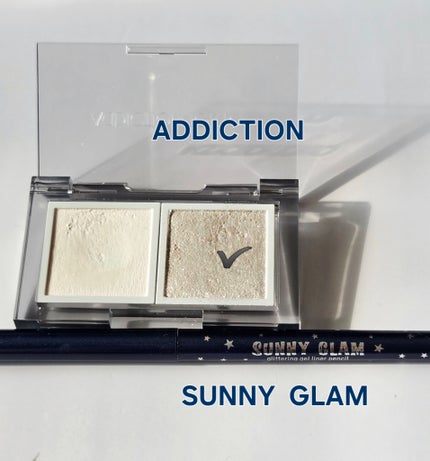 サニーグラムグリッタリングジェルライナーペンシル/プロランス/ジェルアイライナーを使ったクチコミ(1枚目)