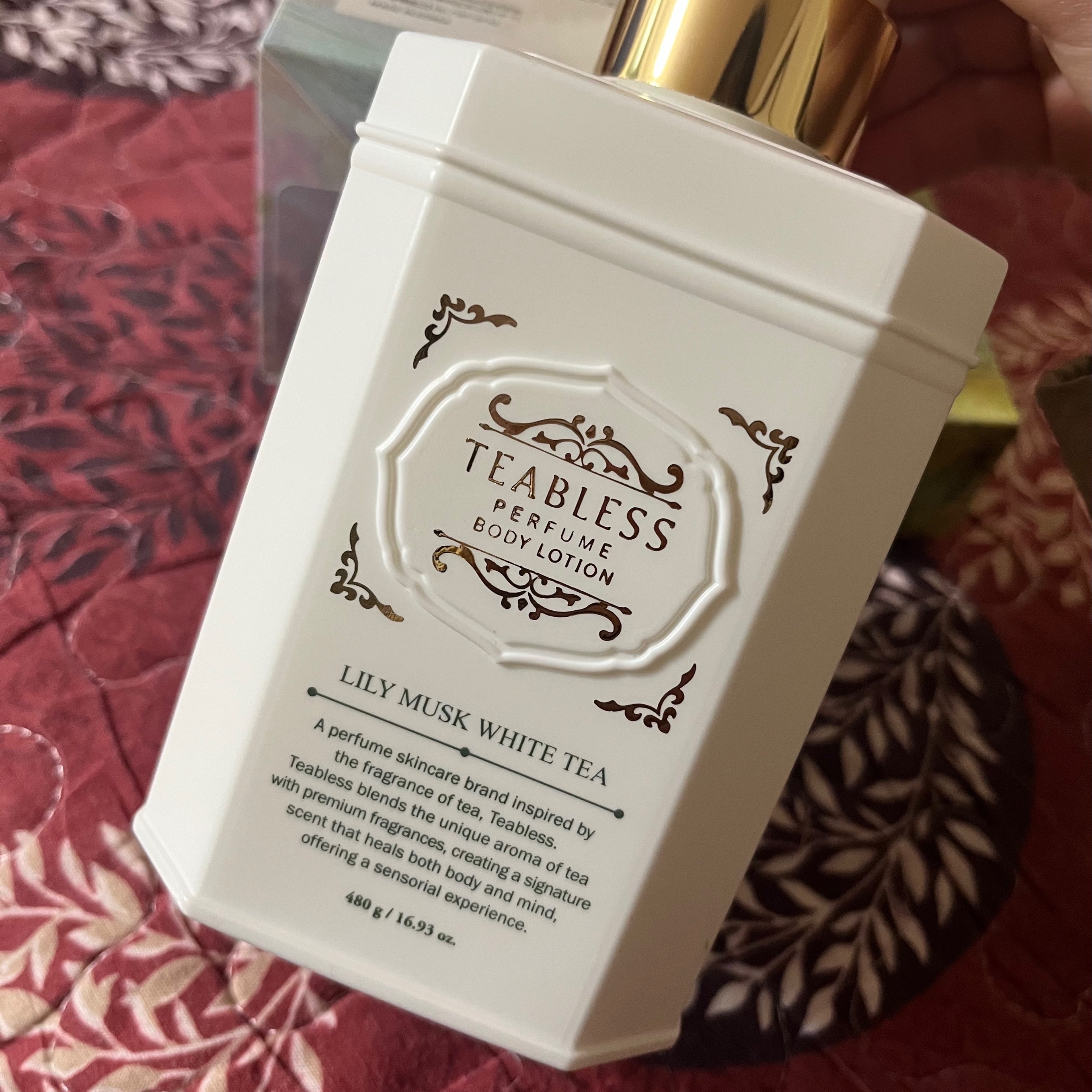 パフュームボディローション リリィムスクホワイトティー/TEABLESS/ボディローションを使ったクチコミ（2枚目）