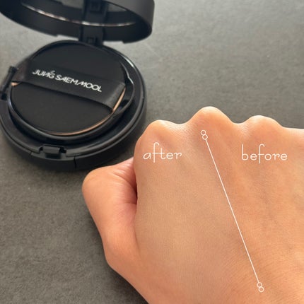 エッセンシャル スキン ヌーダー クッション/JUNG SAEM MOOL/クッションファンデーションを使ったクチコミ(5枚目)