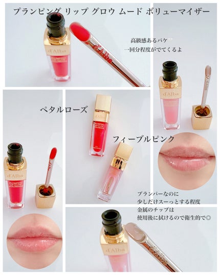 プランピングリップグロウムードボリューマイザー/ダルバ/リップグロスを使ったクチコミ(1枚目)