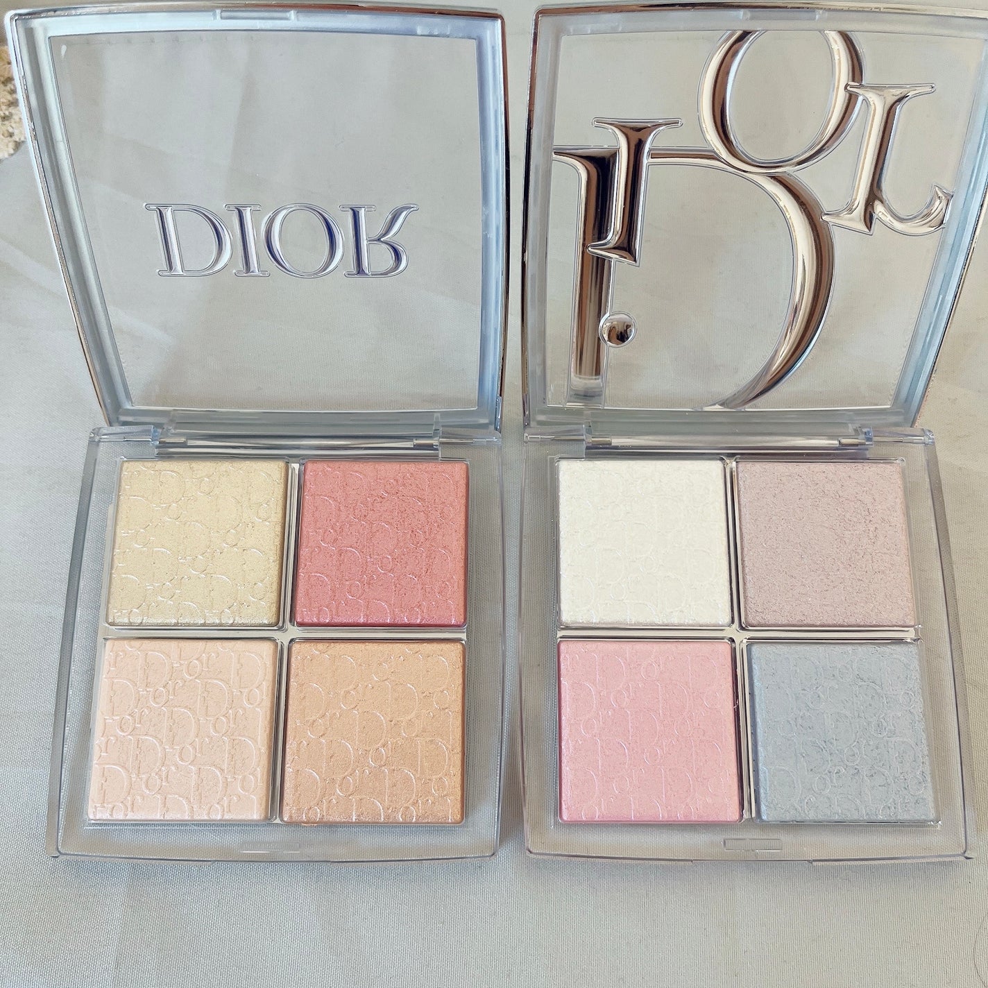 【旧】ディオール バックステージ フェイス グロウ パレット/Dior/ハイライトを使ったクチコミ(2枚目)