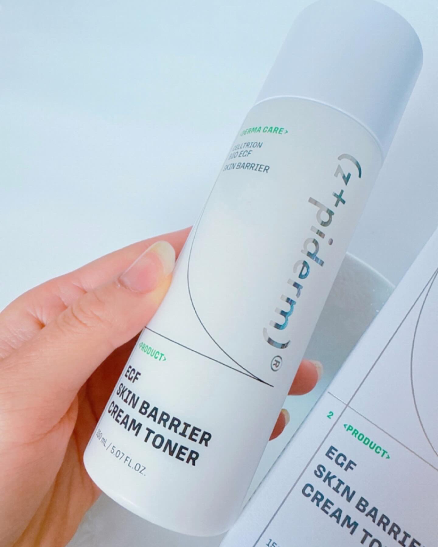 EGFスキンバリアクリームトナー 150ml/z+piderm/化粧水を使ったクチコミ（2枚目）