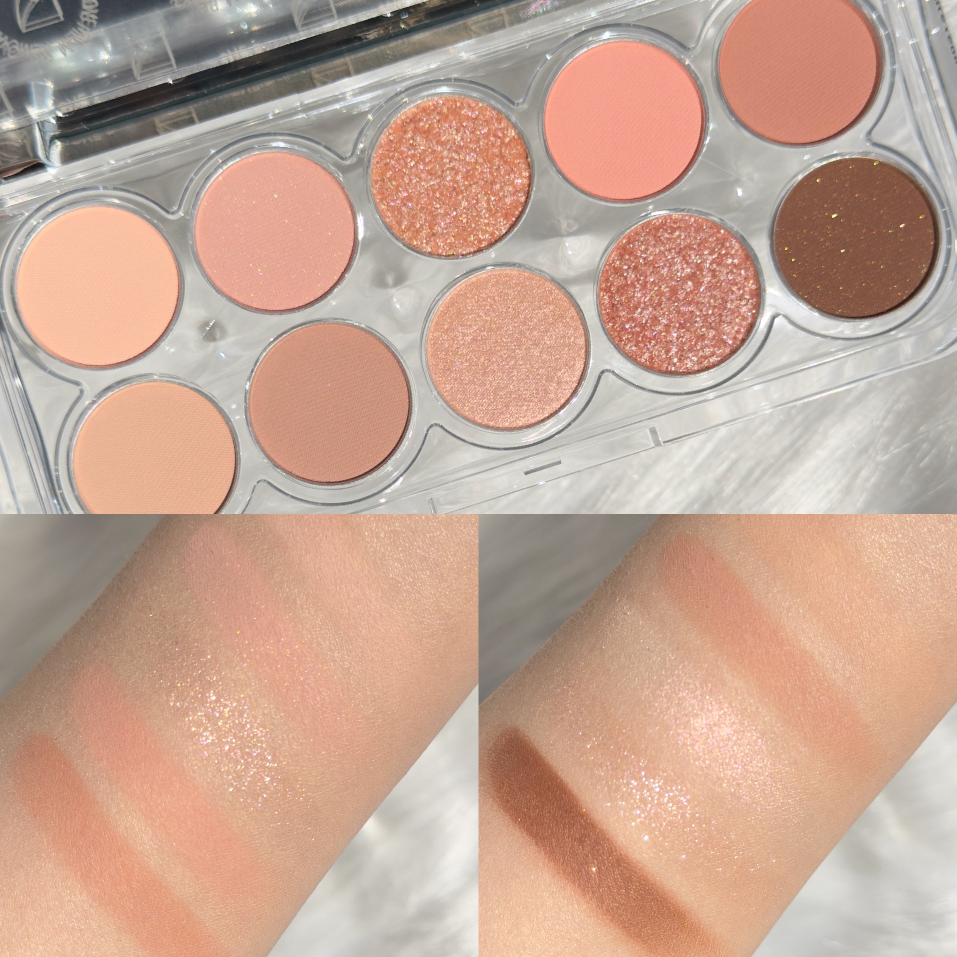 ライト オン アイズ シャドウ パレット/Lummir/アイシャドウパレットを使ったクチコミ（3枚目）