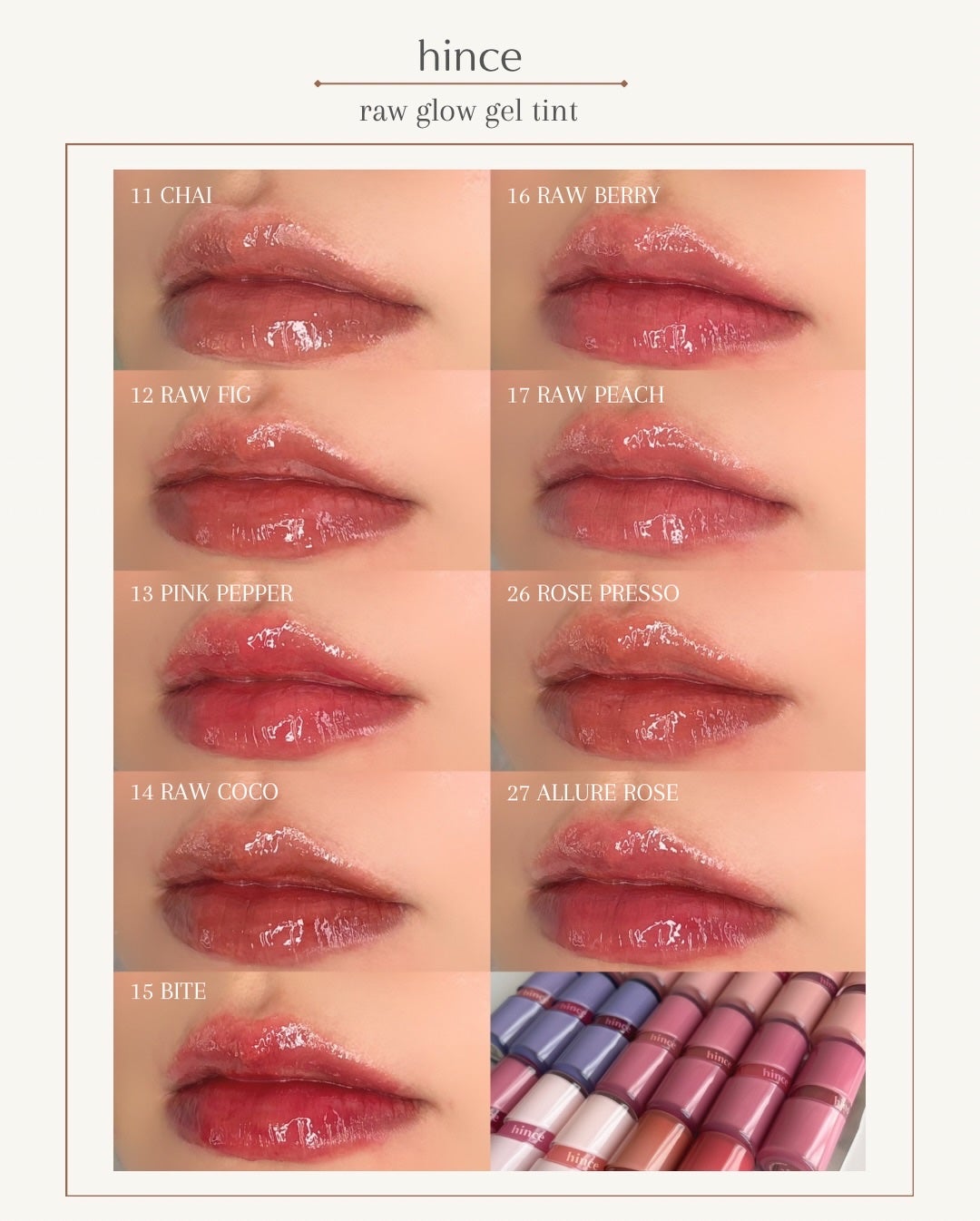 ロウグロウジェルティント/hince/リップティントを使ったクチコミ(4枚目)