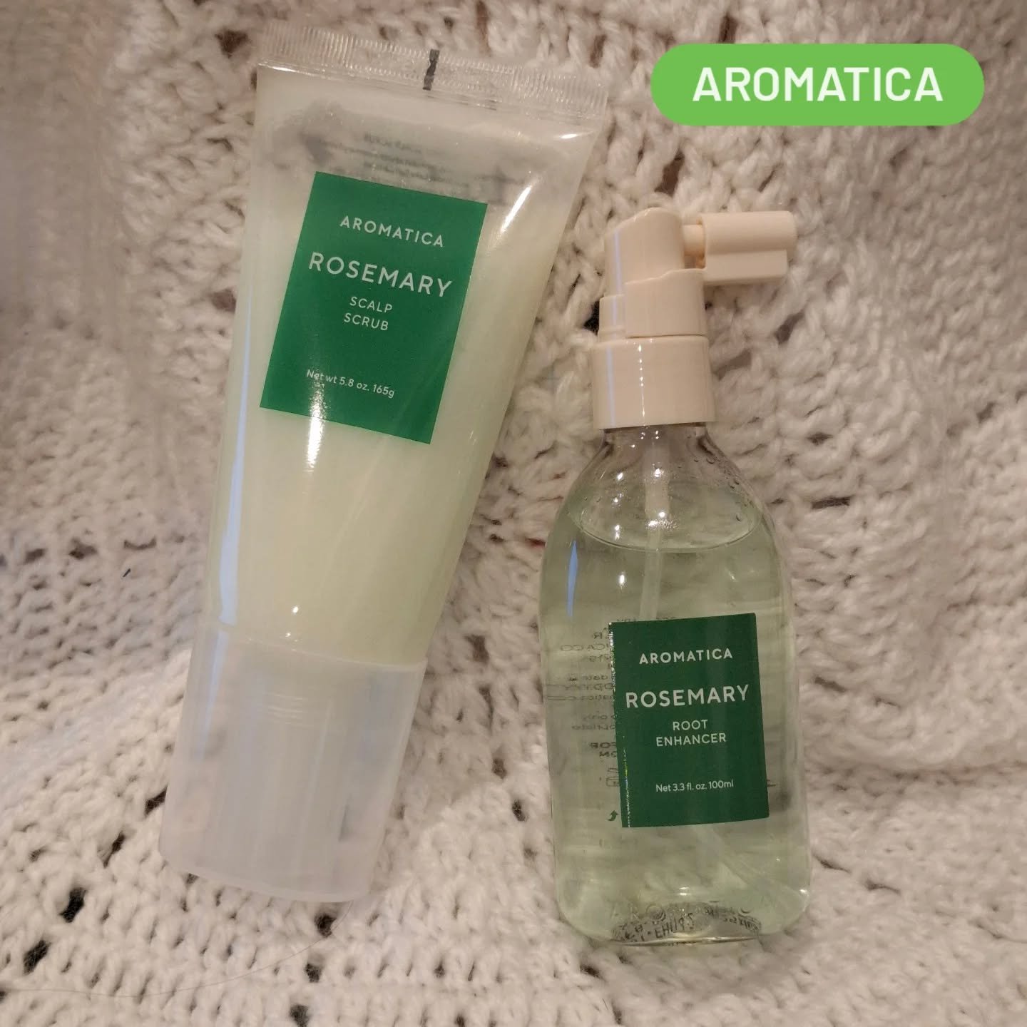 ローズマリー スカルプ スクラブ/AROMATICA/ヘッドスクラブを使ったクチコミ（1枚目）