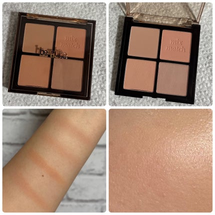 ミックスマッチチークパレット/be aube/パウダーチークを使ったクチコミ(2枚目)
