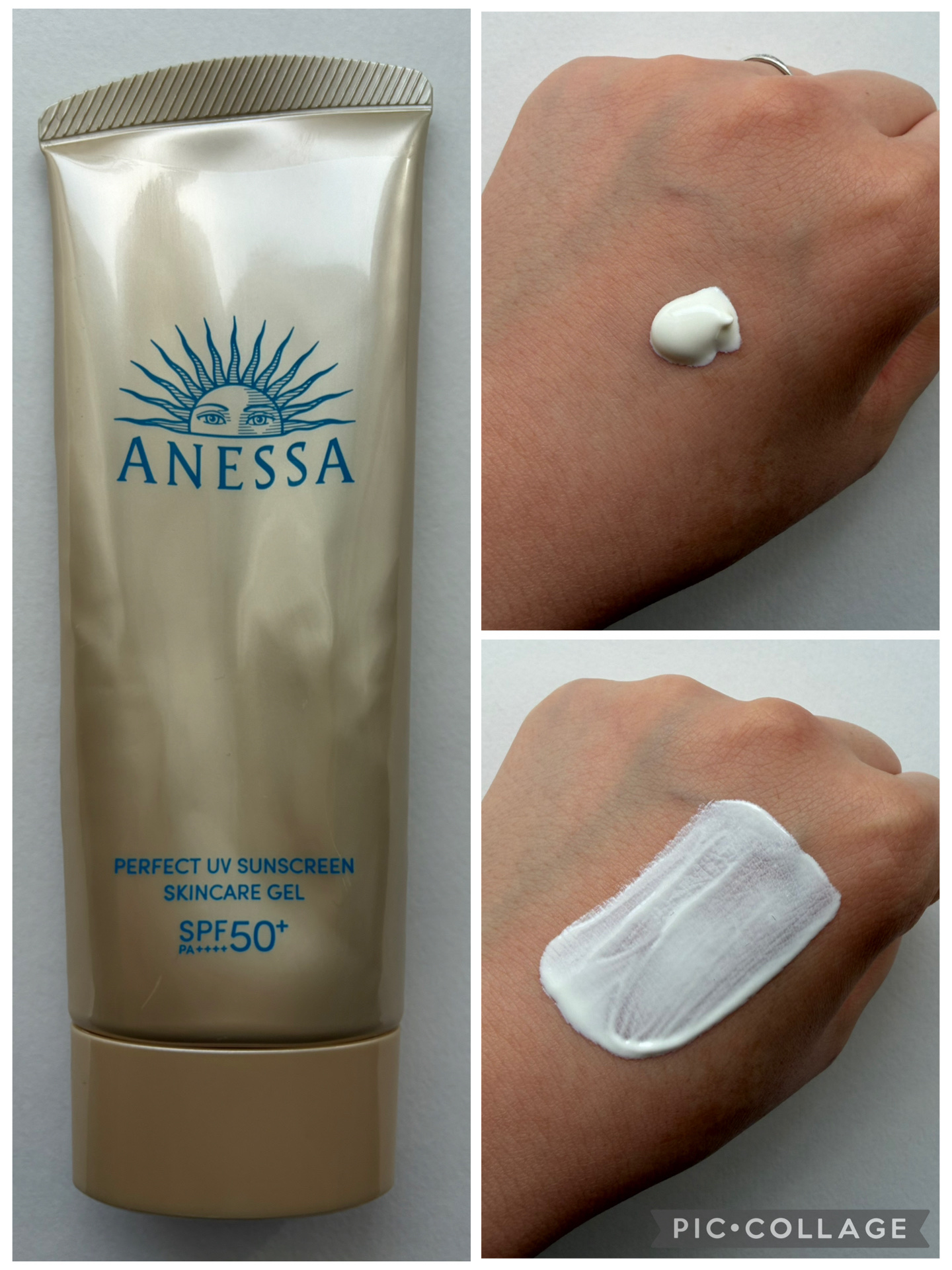 アネッサ パーフェクトUV スキンケアジェルNA


秋冬でもしっかり日焼け対策しています☀️
アネッサの日焼け止めは塗ってもベタつきにくく、本当に焼けにくいと思います💭
私は太陽に当たるとすぐに真っ黒になるタイプなので、日焼け止めは年中