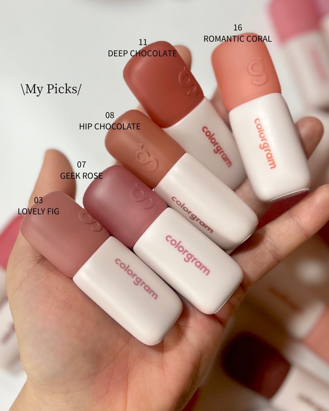 カラーグラム ヌーディーブラーティント/Colorgram/リップティントを使ったクチコミ(9枚目)