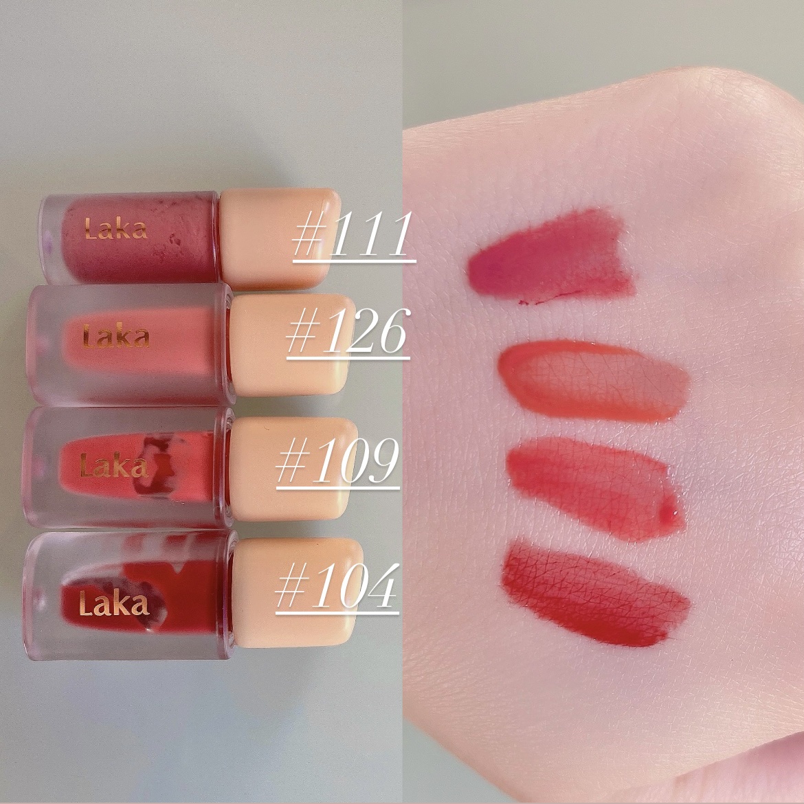 フルーティーグラムティント/Laka/リップティントを使ったクチコミ（2枚目）