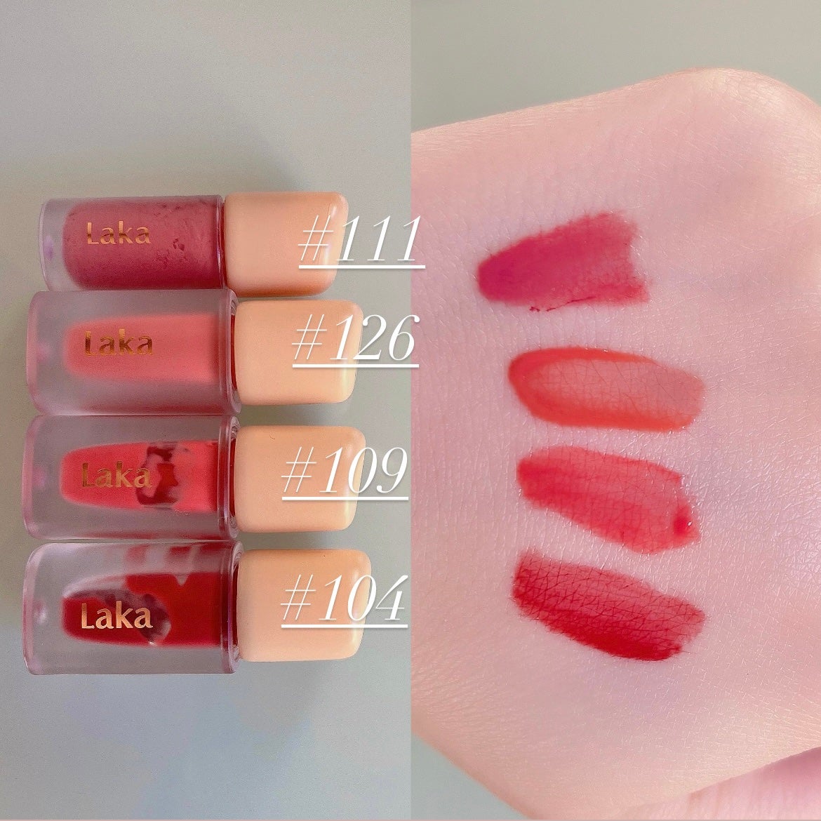 フルーティーグラムティント/Laka/リップティントを使ったクチコミ(2枚目)
