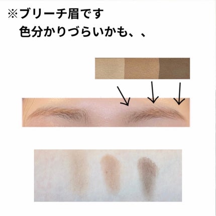 アイブロウ&シェードパウダー/CEZANNE/パウダーアイブロウを使ったクチコミ(2枚目)