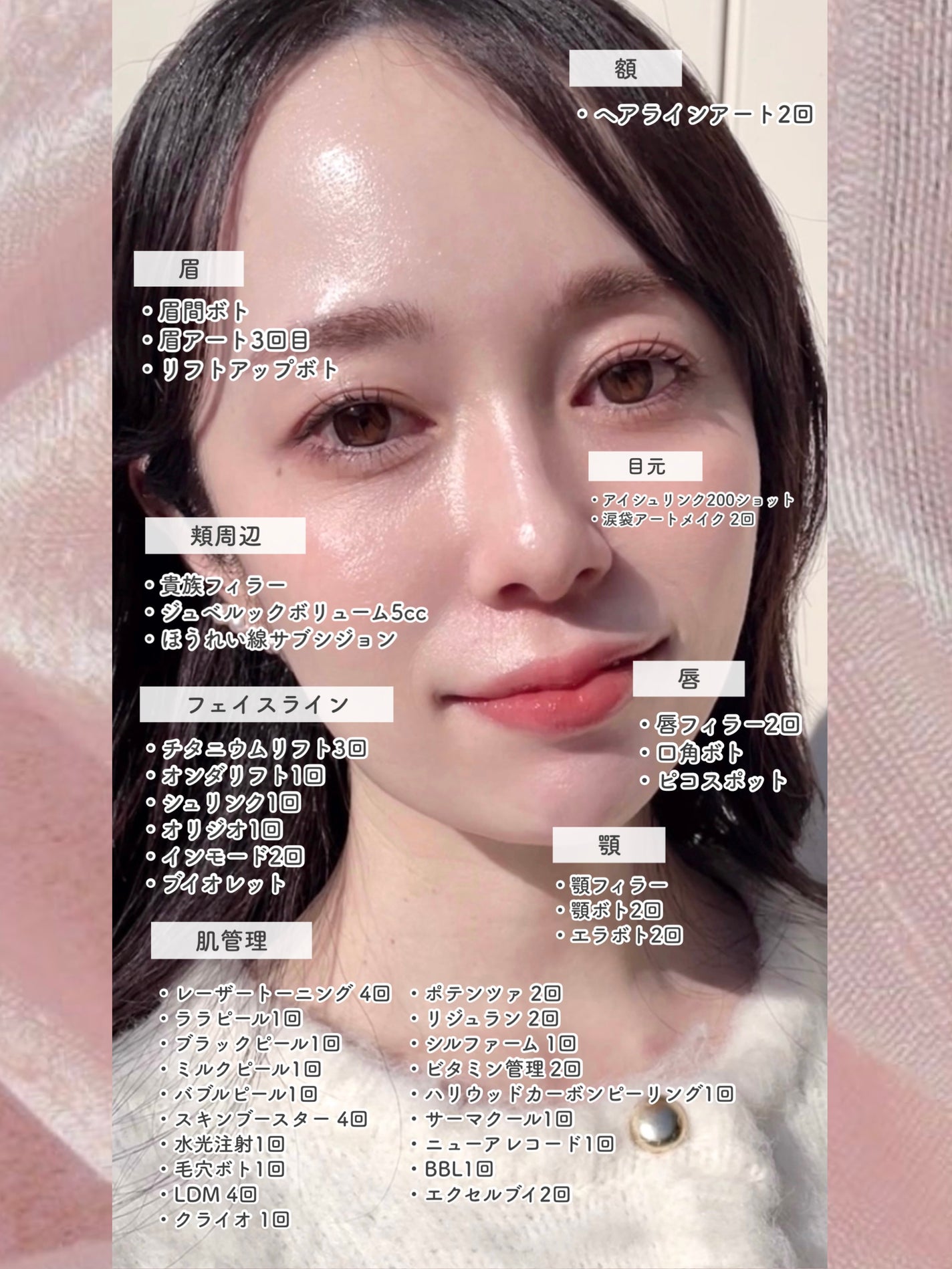 tobibi on LIPS 「約1年でここまで変わった/1年間の顔の施術まとめ約1年間の間に..」(2枚目)