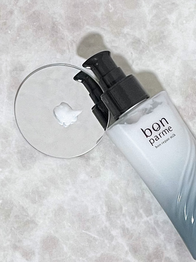 ボンリペアミルク/bonparme/ヘアミルクを使ったクチコミ（3枚目）